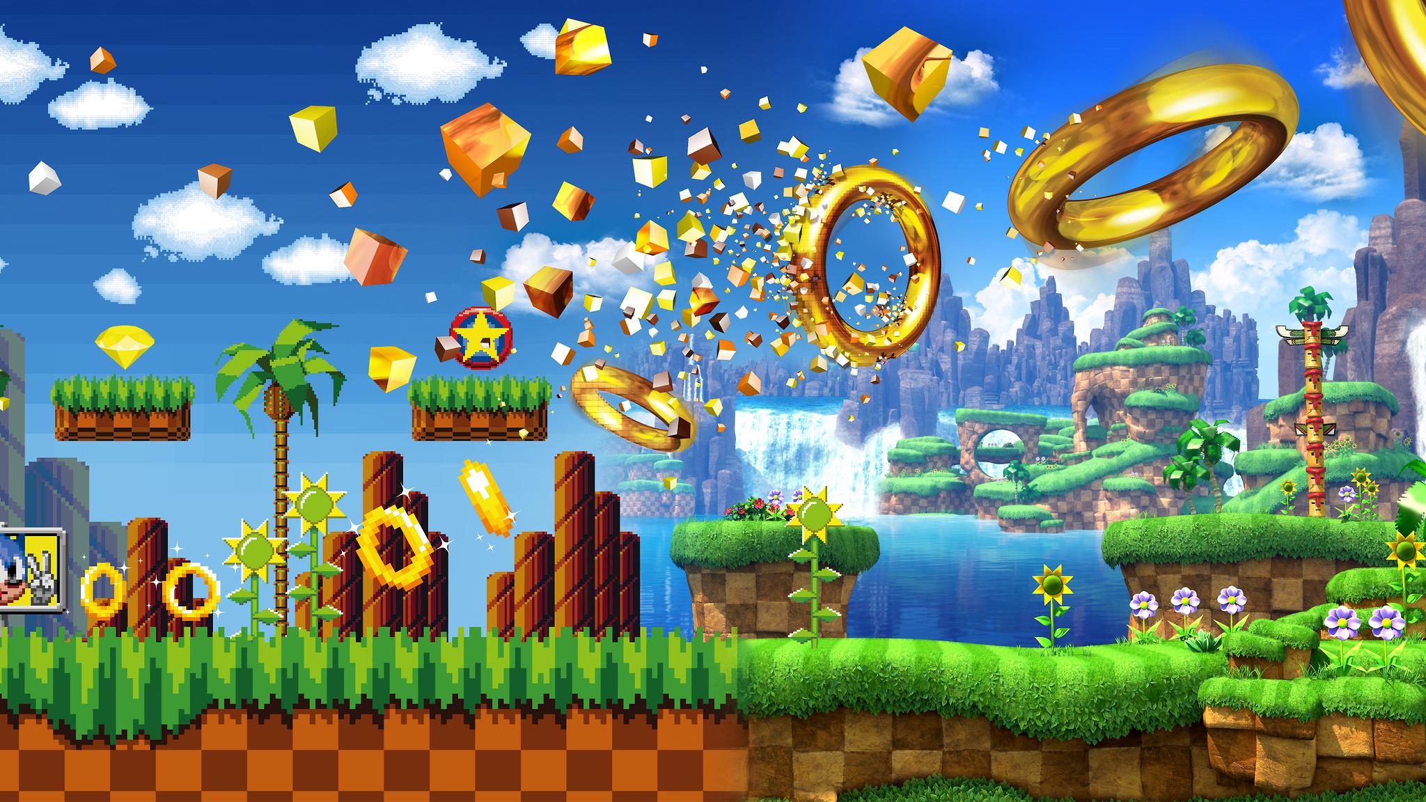 2048x1152 Sonic The Hedgehog Hill Zone 25th Anniversary