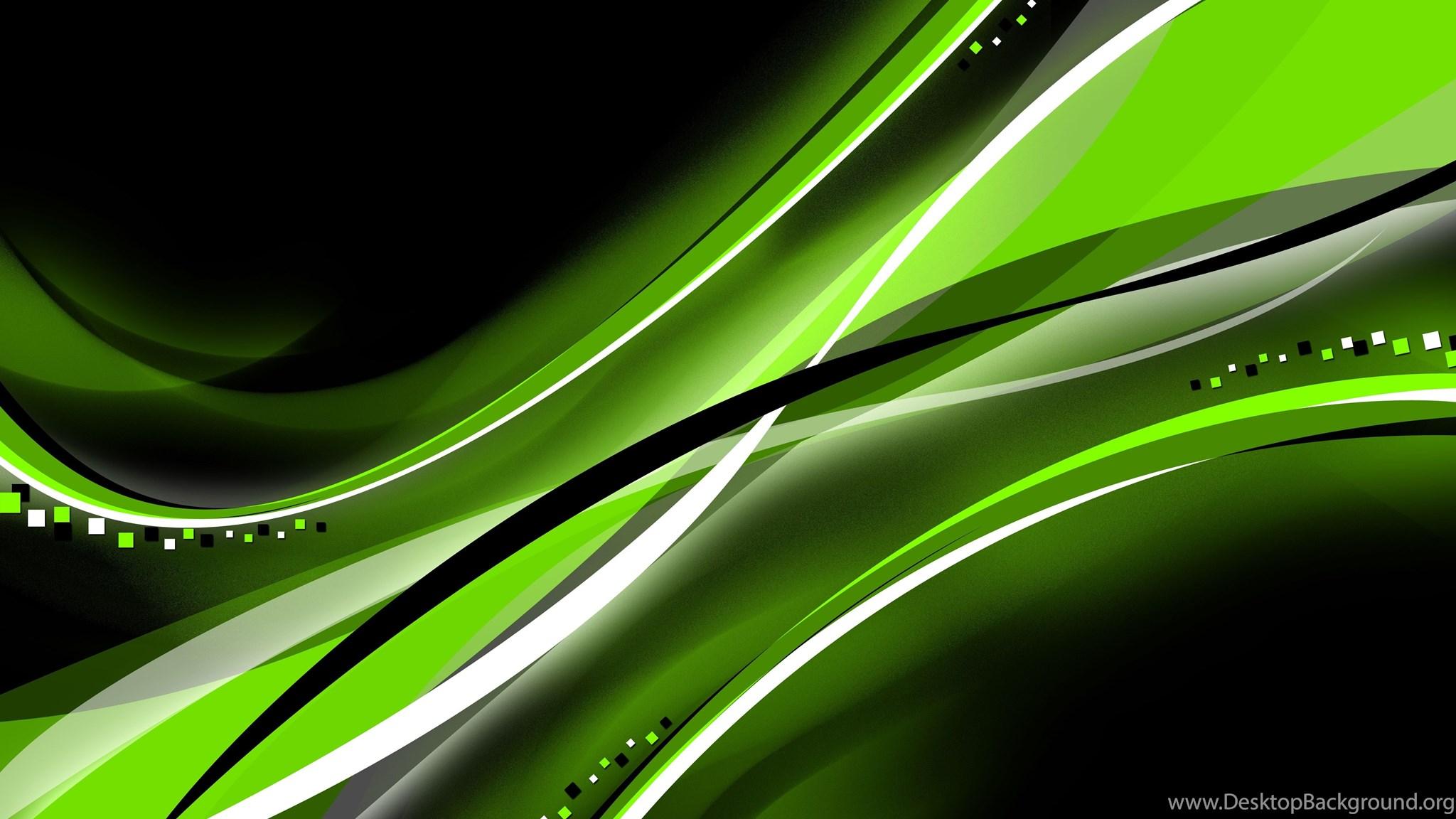 2048x1152 HD Abstract Green And Black Background Wallpaper Desktop Background