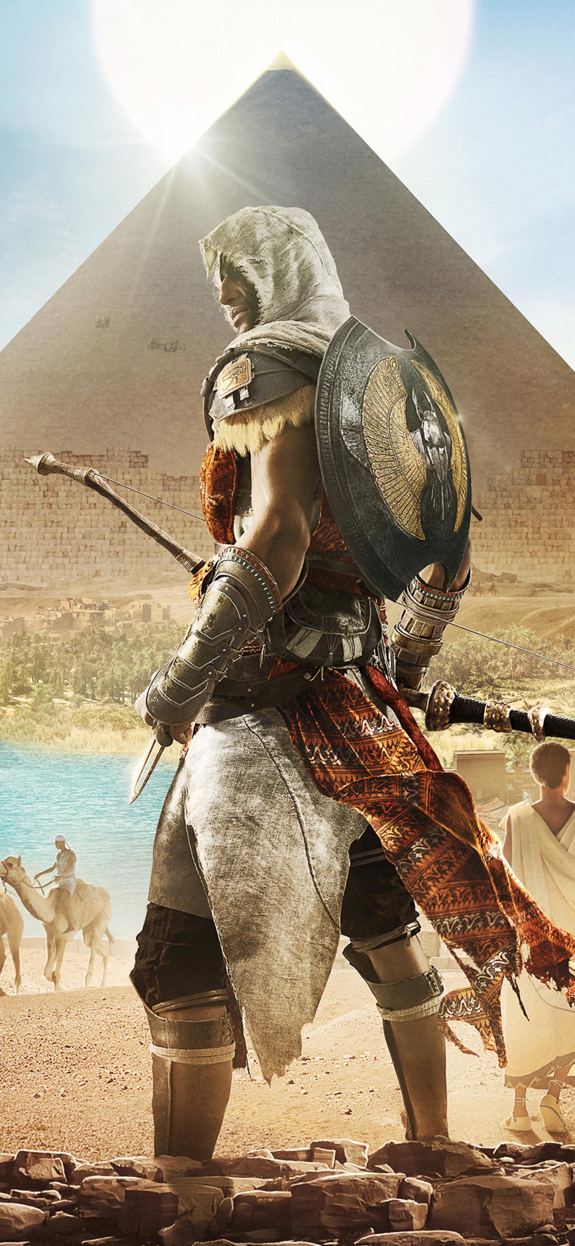 1125x2436 Assassins Creed Origins Bayek 4k iPhone XS, iPhone iPhone X HD 4k Wallpaper, Image, Background, Photo and Picture