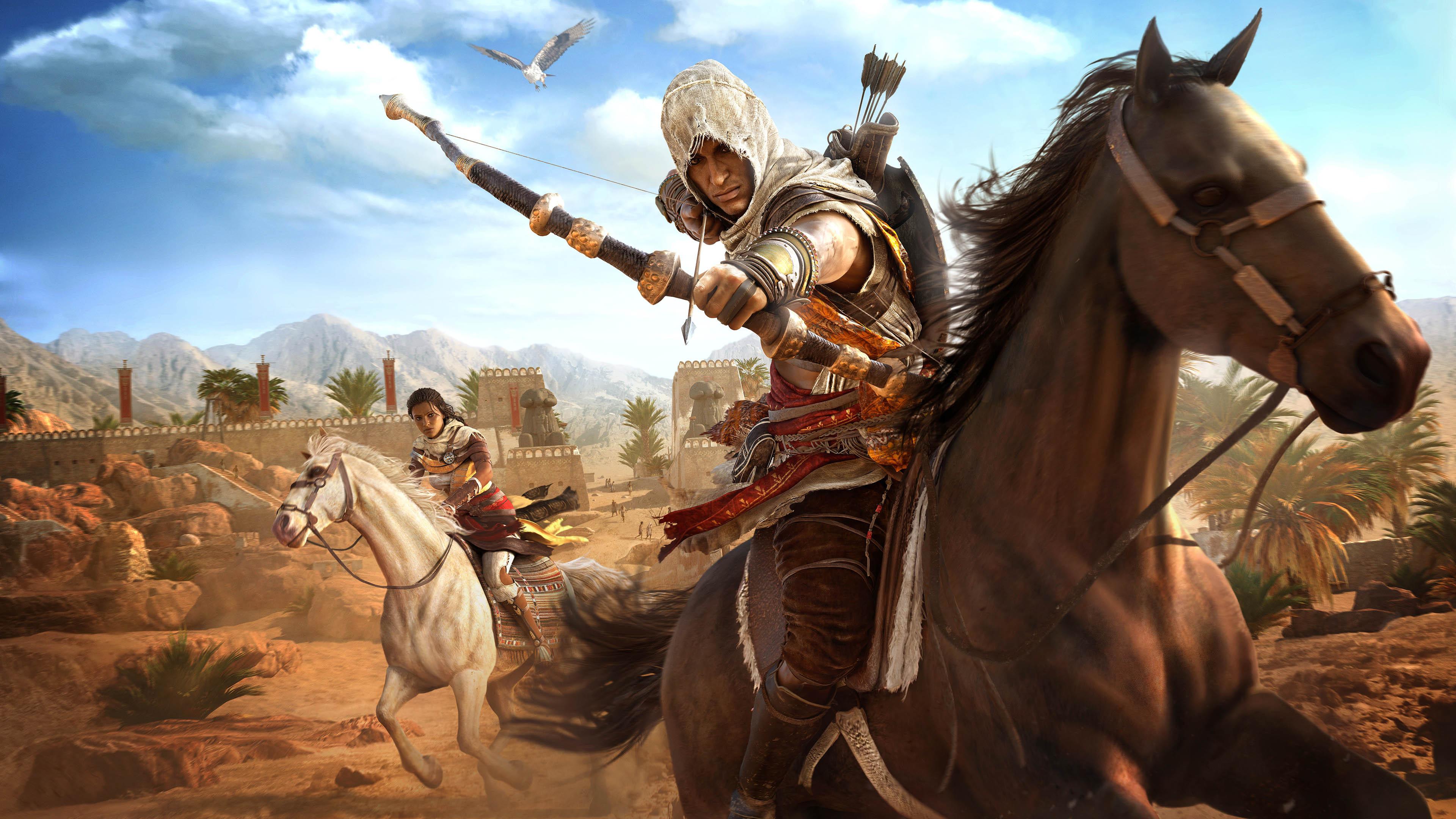 3840x2160 Bayek Assassin's Creed Origins