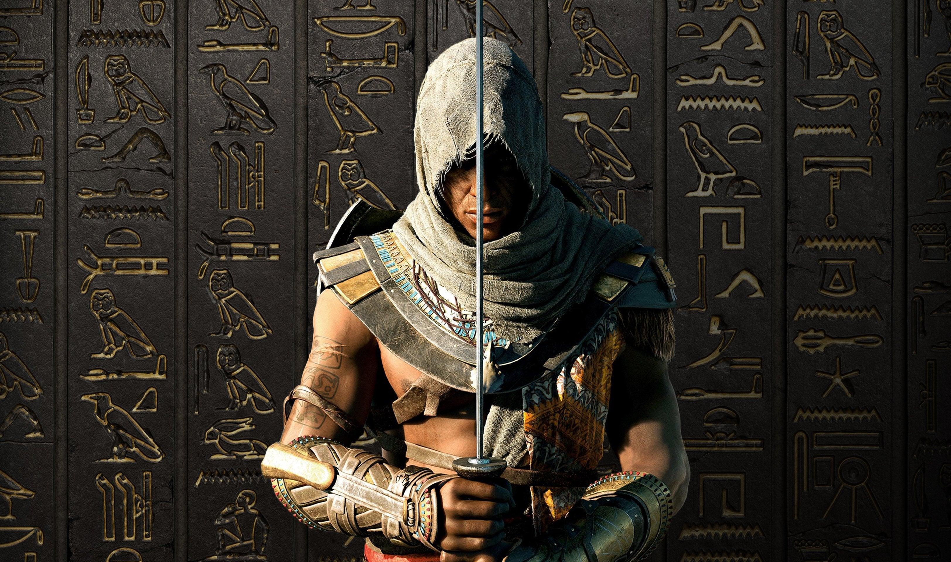 Незримые assassins creed. Байек из Сивы ассасин. Ассасин Крид Истоки. Байок ассасин Крид. Assassin's Creed Origins Байек.