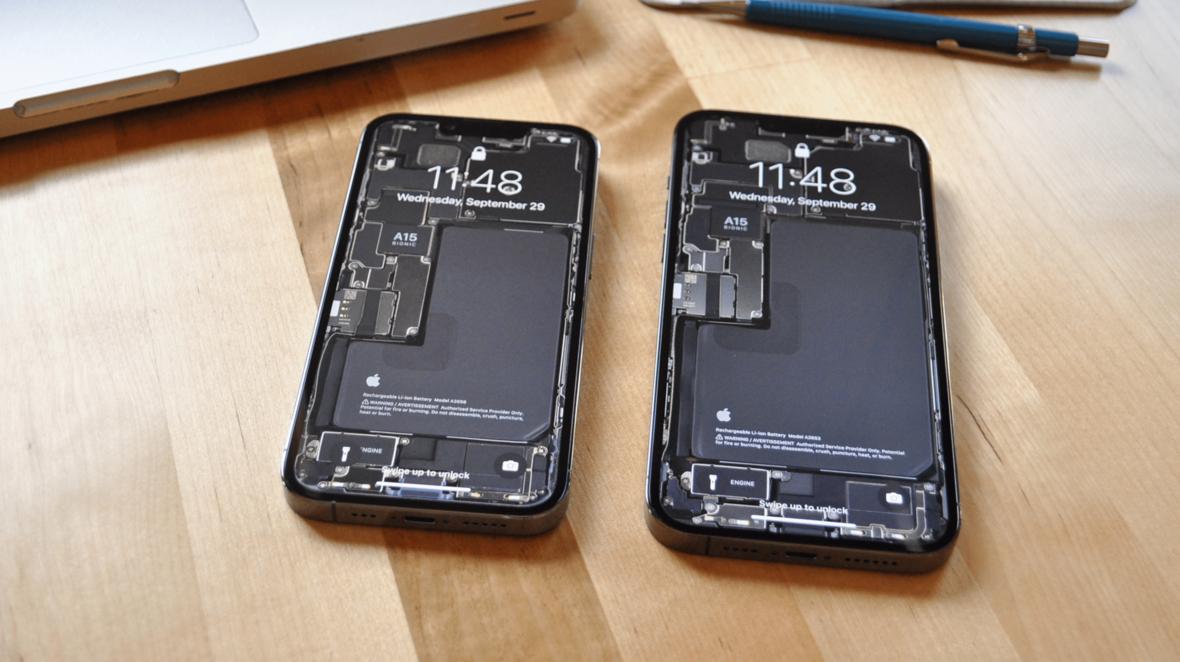 3832x2152 See Through Your iPhone 13 or iPad Mini with iFixit's New Teardown Wallpaper