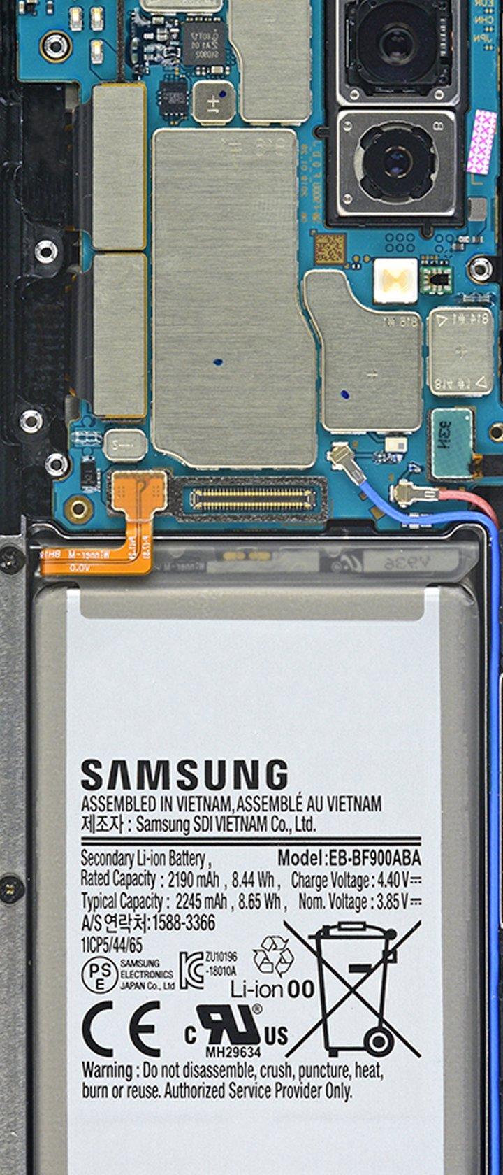 720x1680 Samsung Galaxy Fold Teardown Wallpaper