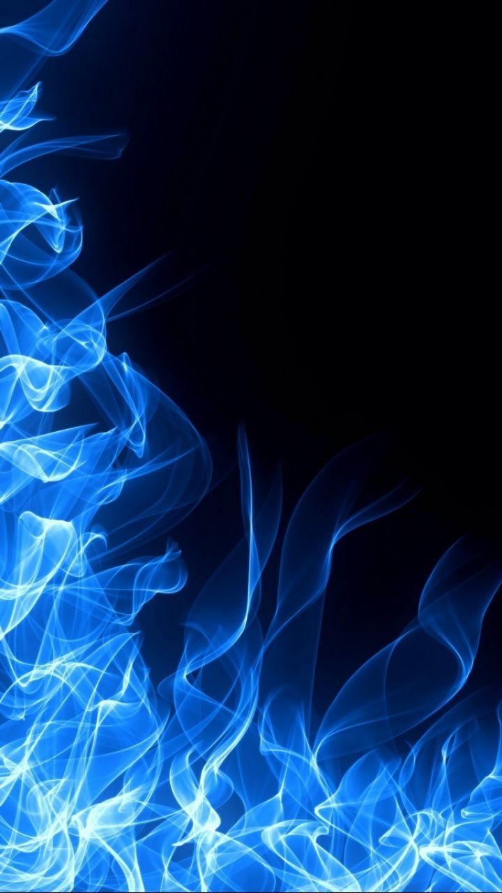 720x1280 Blue Fiery Flame - Hình nền.  Hình nền màu xanh, Hoạt hình