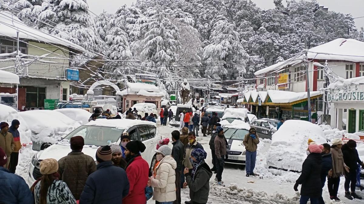 1200x675 Picture of the day: Tourists throng Dalhousie after snowfall Today Insight News