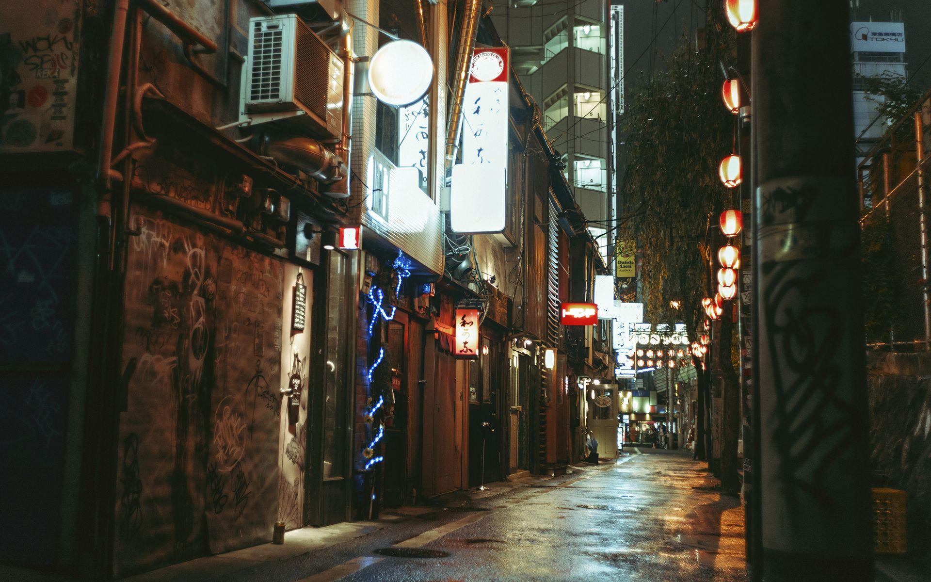Urban Japanese Alley Wallpapers - Top Free Urban Japanese Alley ...