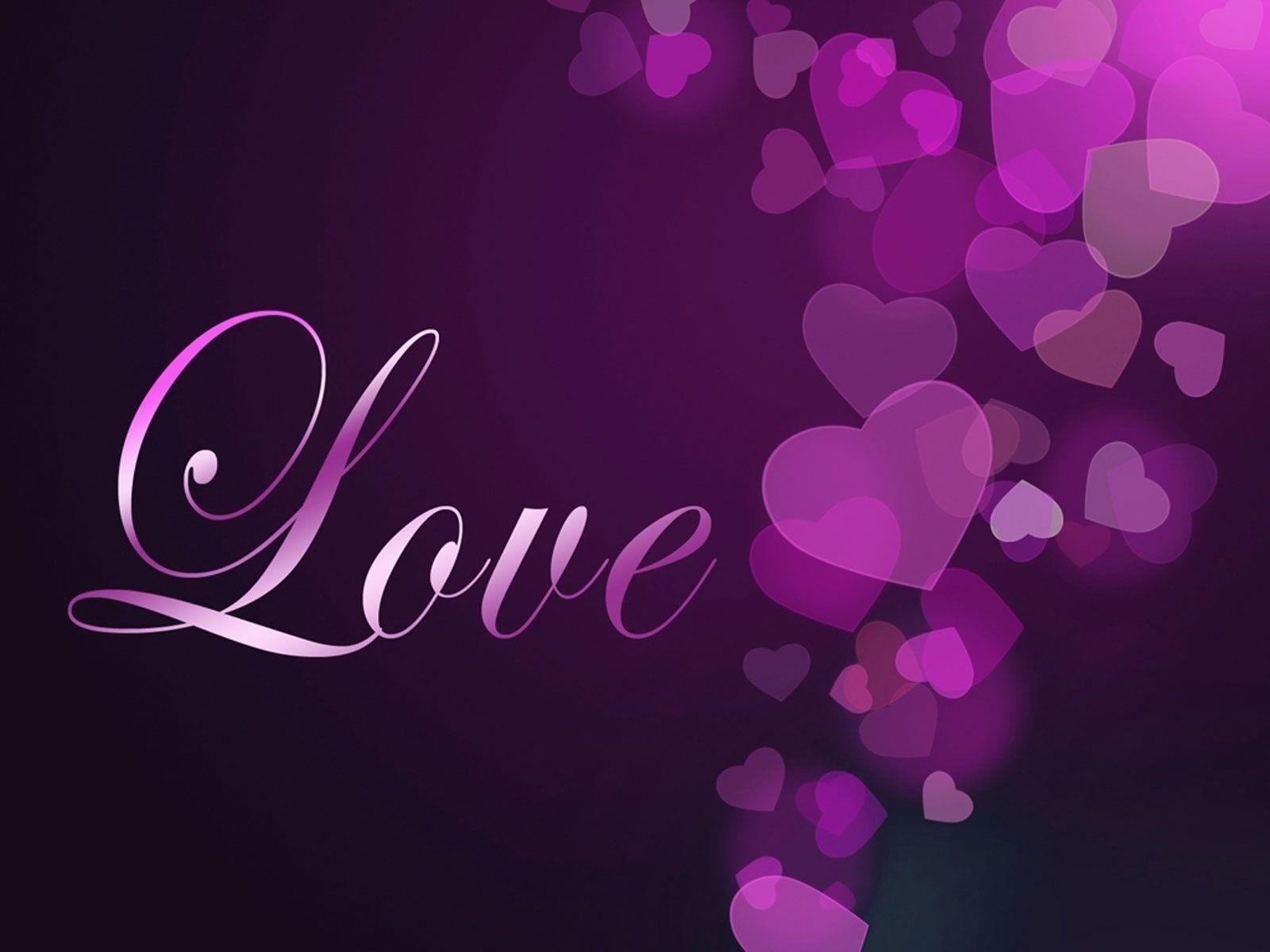 Purple Hearts and Butterfly Wallpapers - Top Free Purple ...