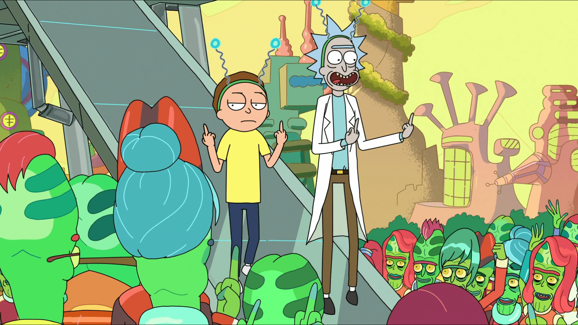 1920x1080 Rick and Morty Background