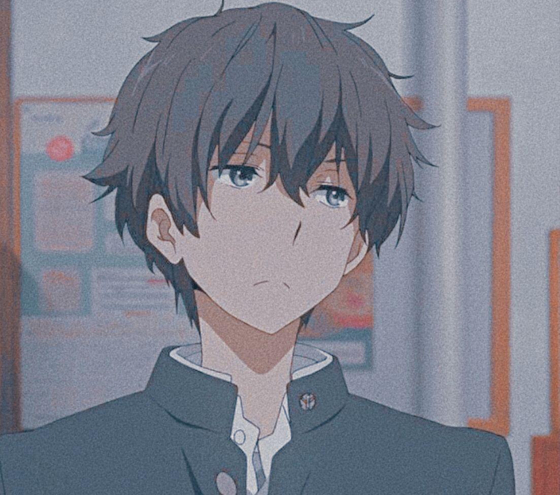 1103x976 Aesthetic Sad Boy Anime Pic