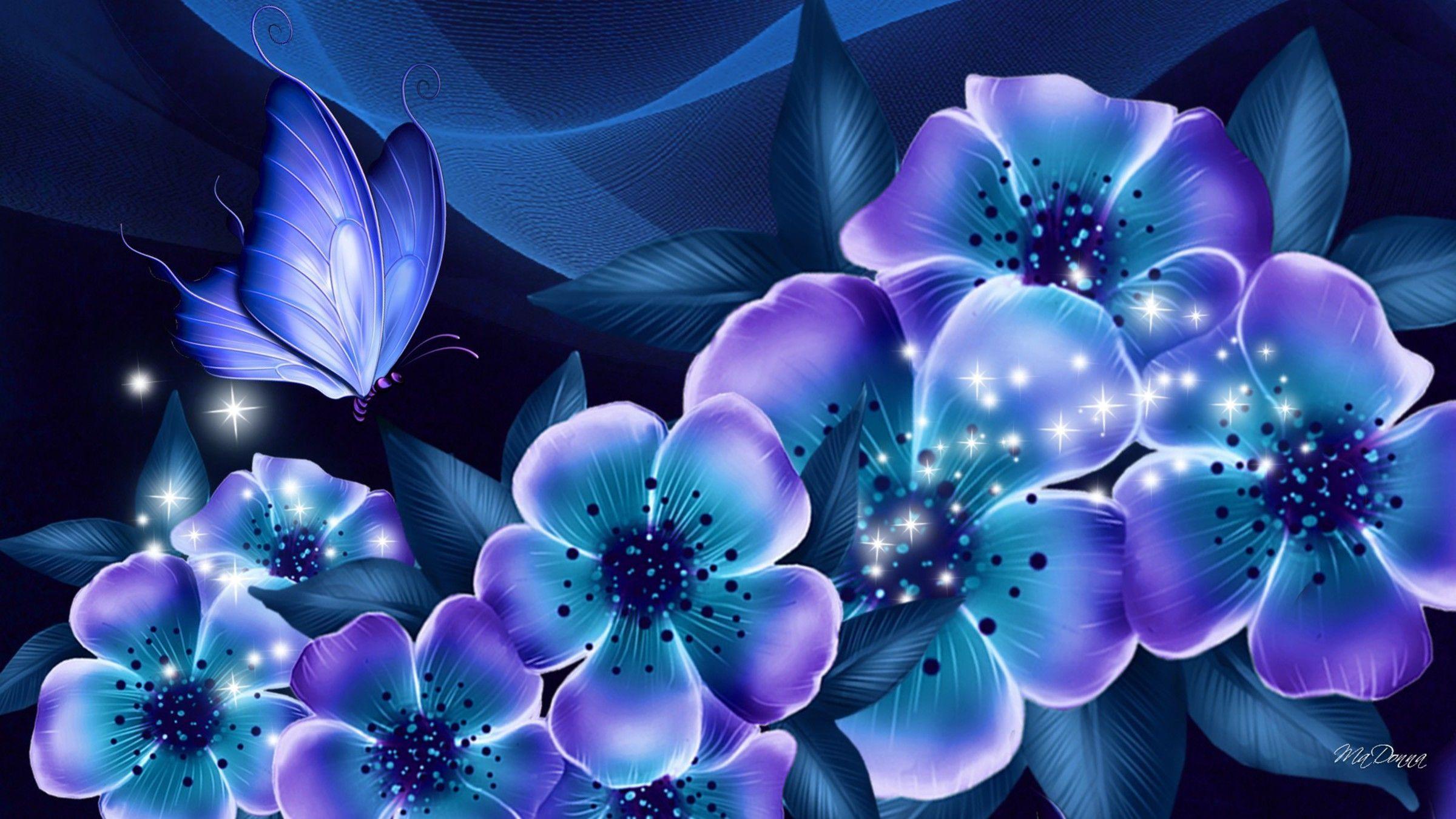 2400x1350 Nights blue dreams wallpaper. PC