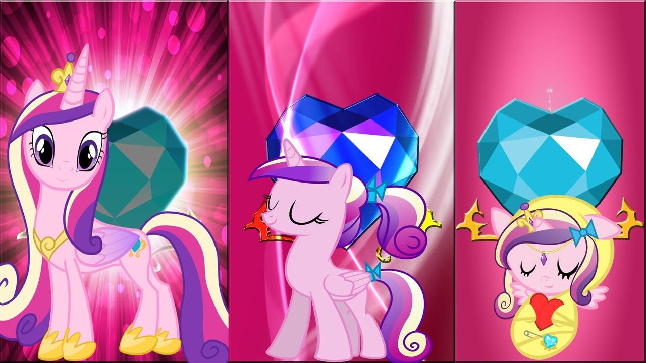 1280x720 Safe, Artist:atnezau, Artist:kamyk Artist:mokrosuhibrijac, Artist:mr Kennedy Princess Cadance, Alicorn, Pony, Crystal Heart, Cutie Mark, Female, Filly, Foal, Mare, Vector, Wallpaper
