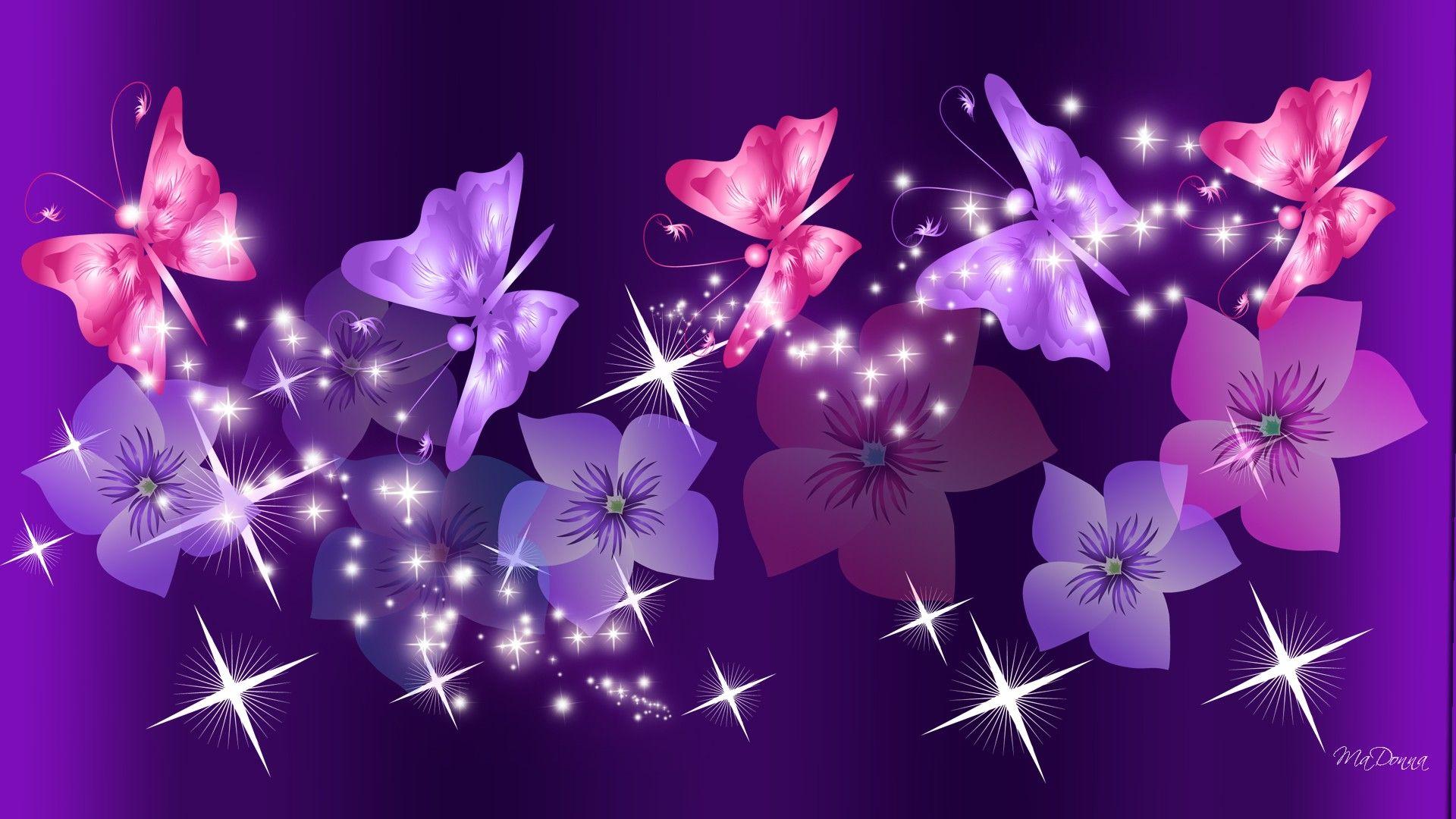 1920x1080 Pink And Purple Wallpaper