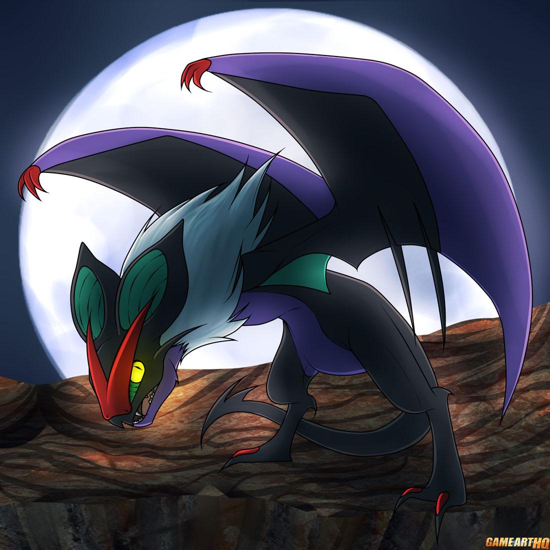 1100x1100 Noivern, One Of The Generation 6 Pokémon. Game Art HQ