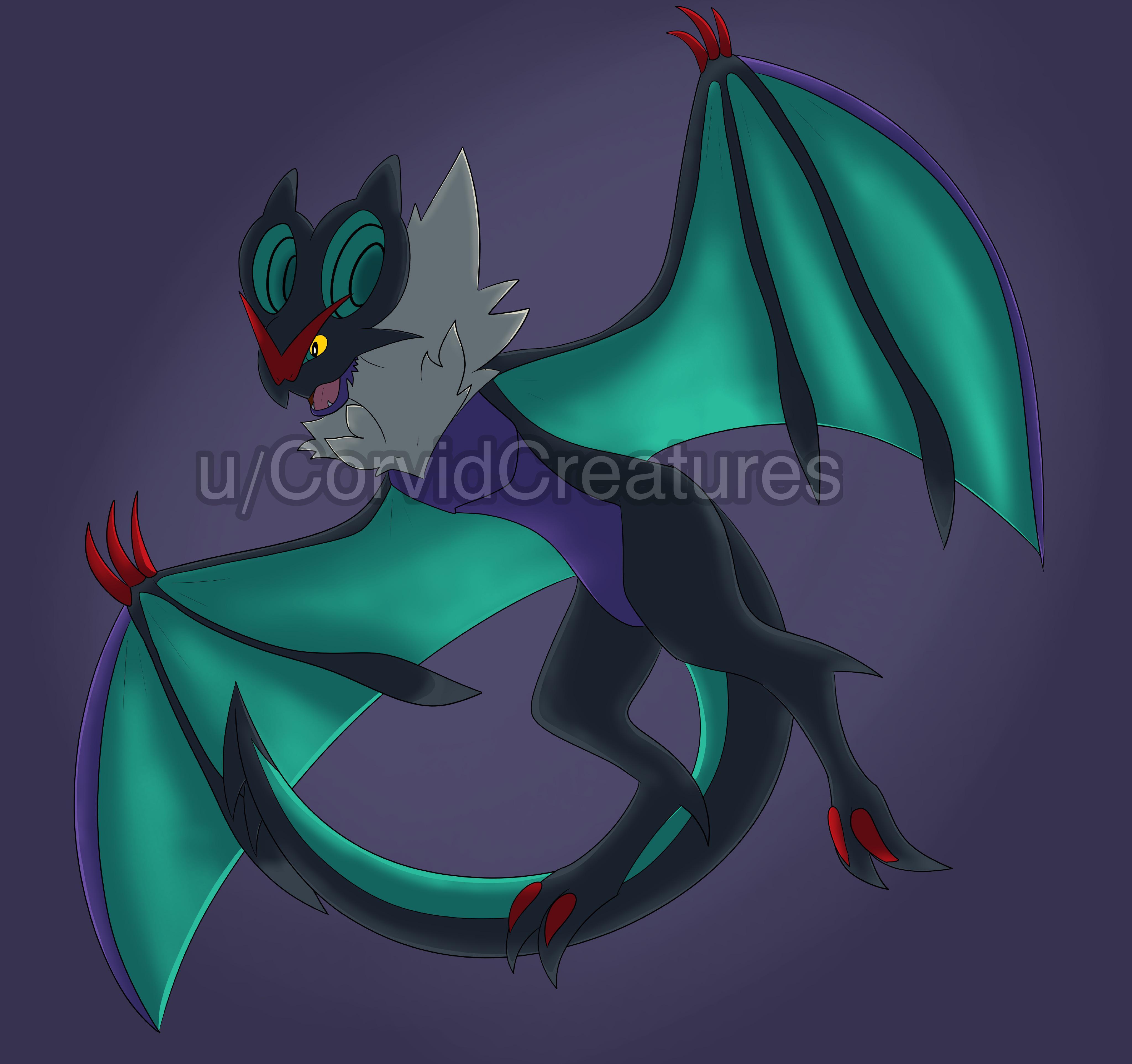 4096x3850 OC Here's some noivern art I made recently