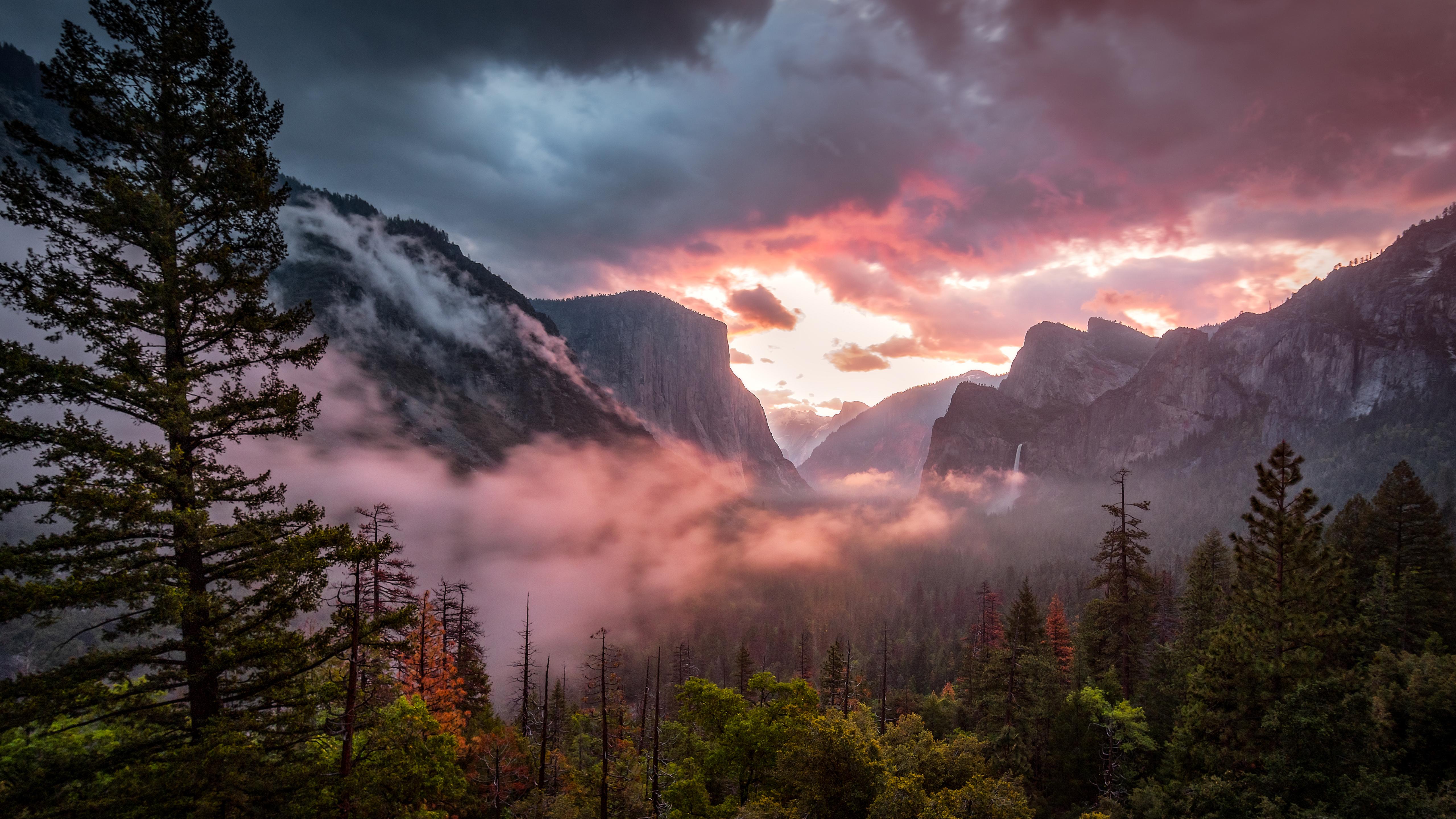 5120x2880 Yosemite Valley Morning Scenery 4K 5K Wallpaper
