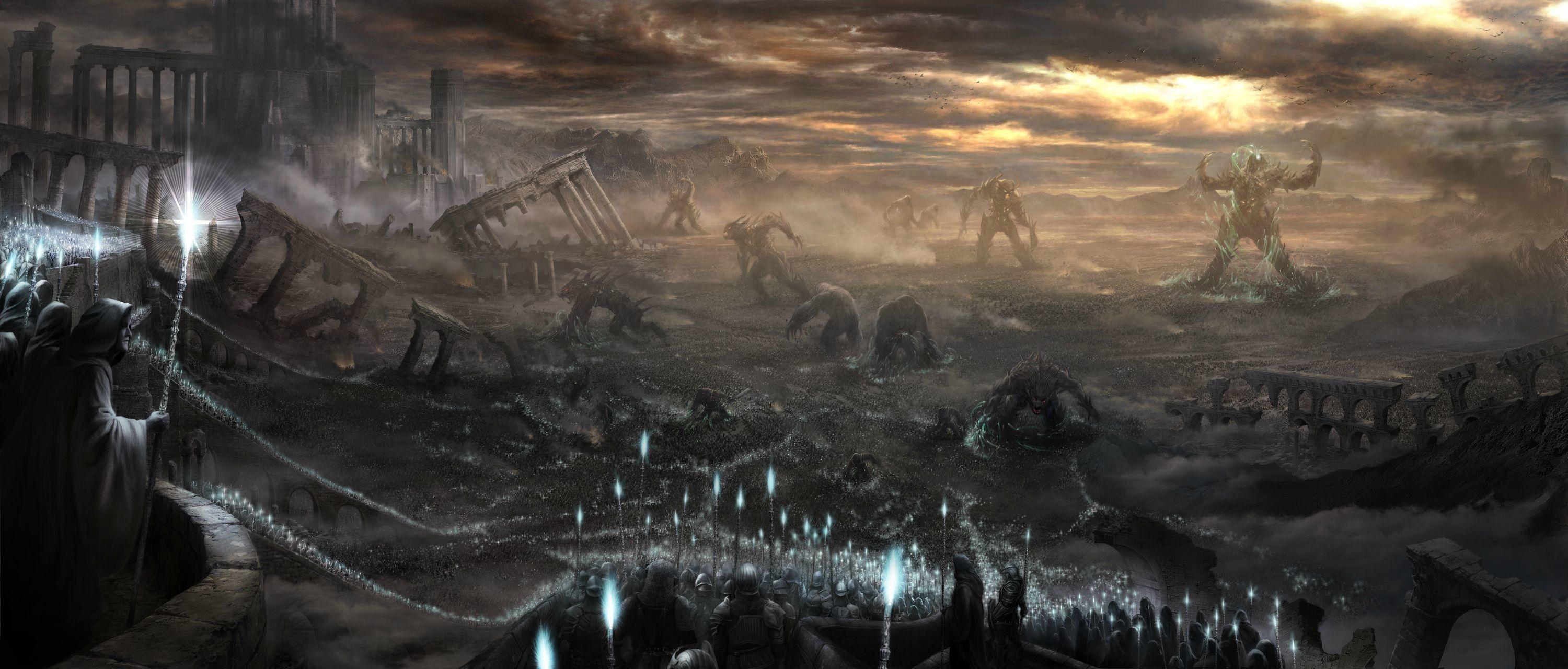 3000x1280 Battle Wallpaper