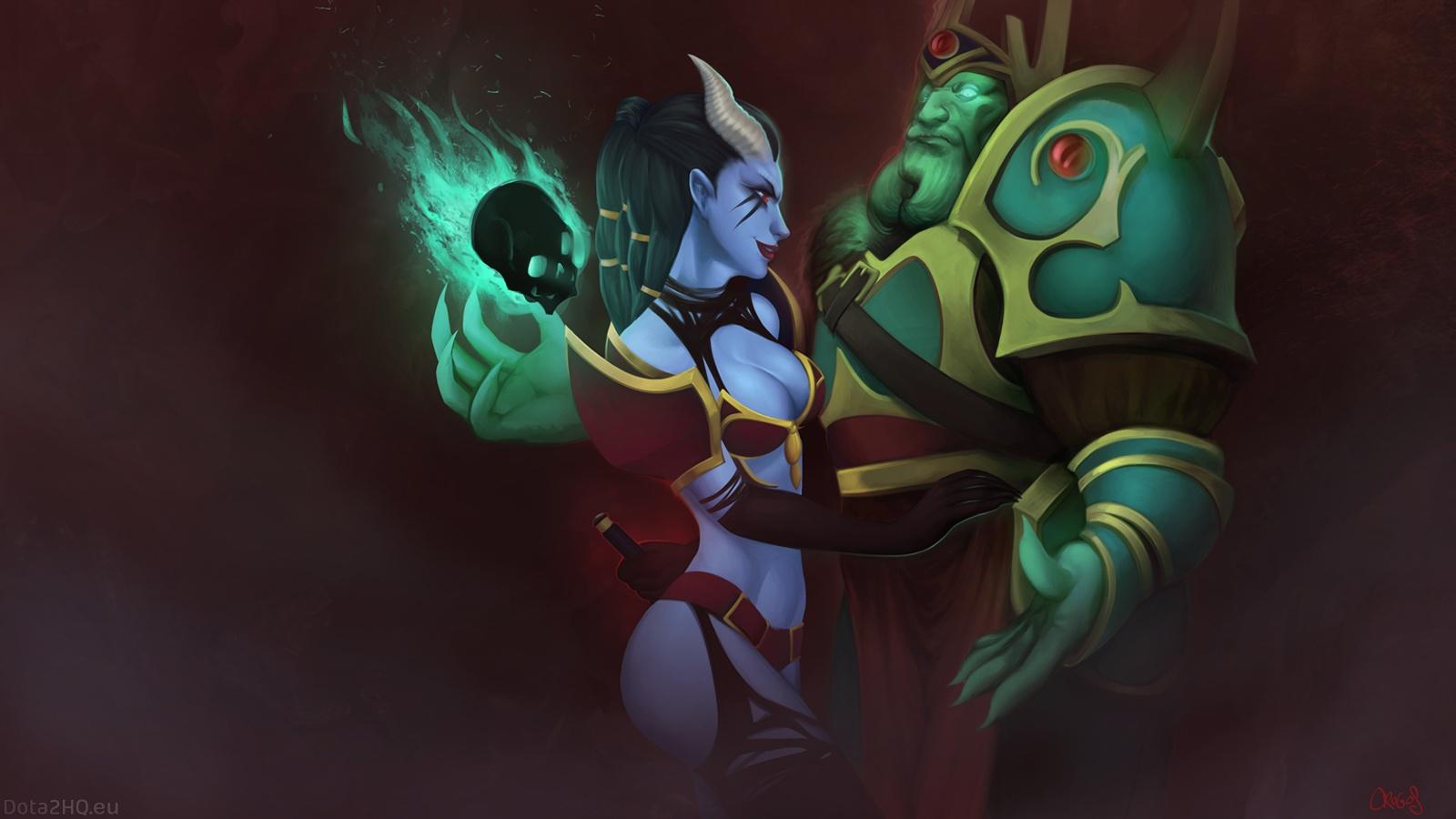1600x900 Happy Halloween (QoP with Wraith King) 2 Game Wallpaper Gallery