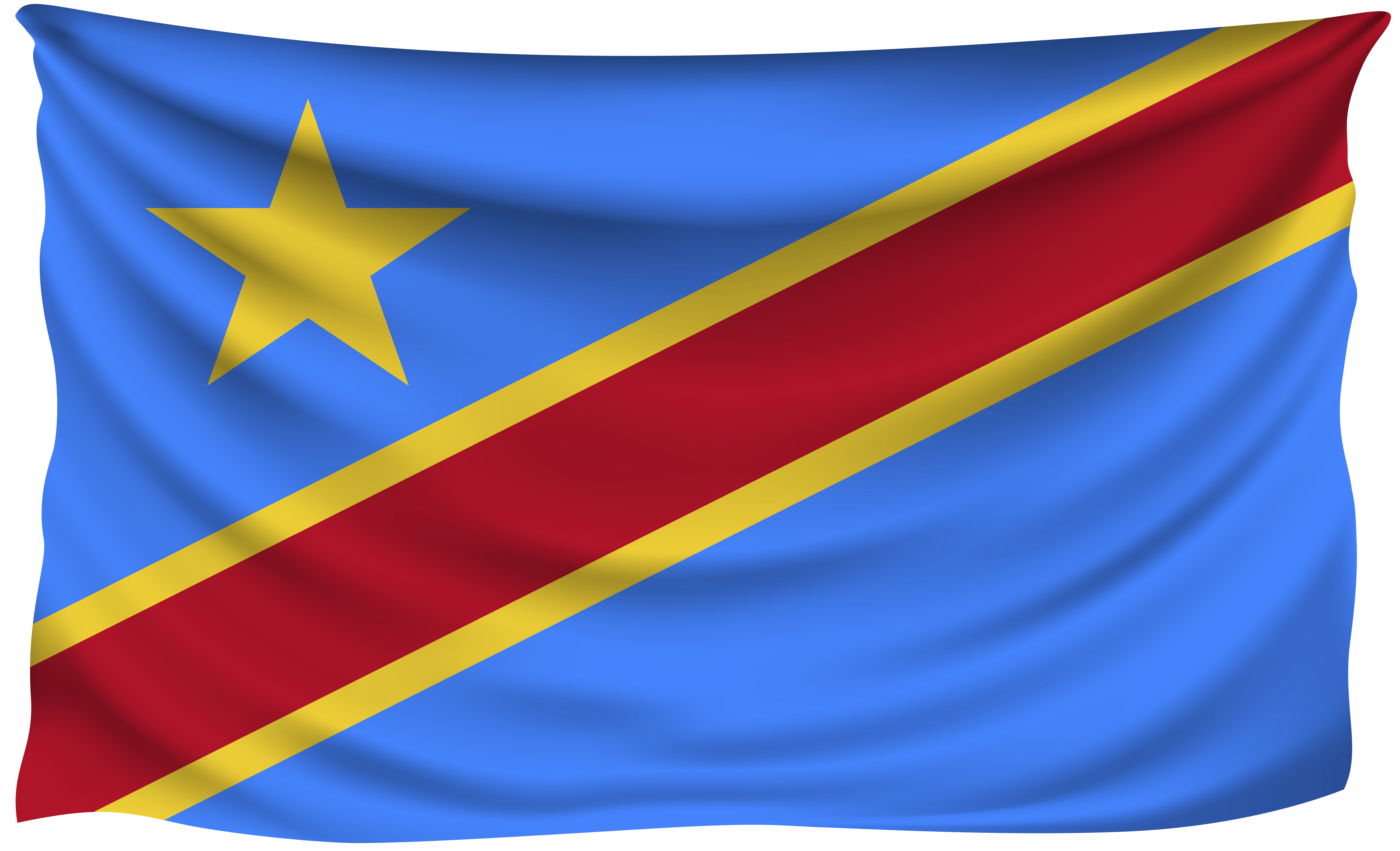 8000x4861 Flag Of The Democratic Republic Of The Congo HD Wallpaper and Background