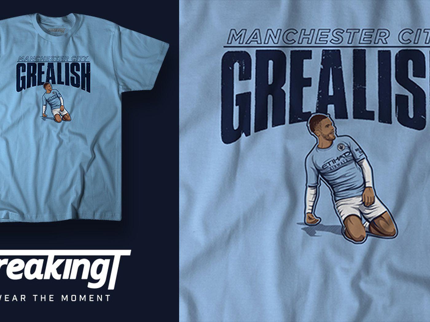 1400x1050 Manchester City's Jack Grealish T Shirt Now On Sale And Blue