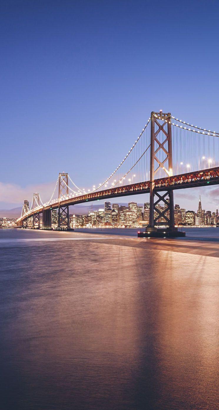 744x1392 California Golden Gate Bridge iPhone Wallpaper