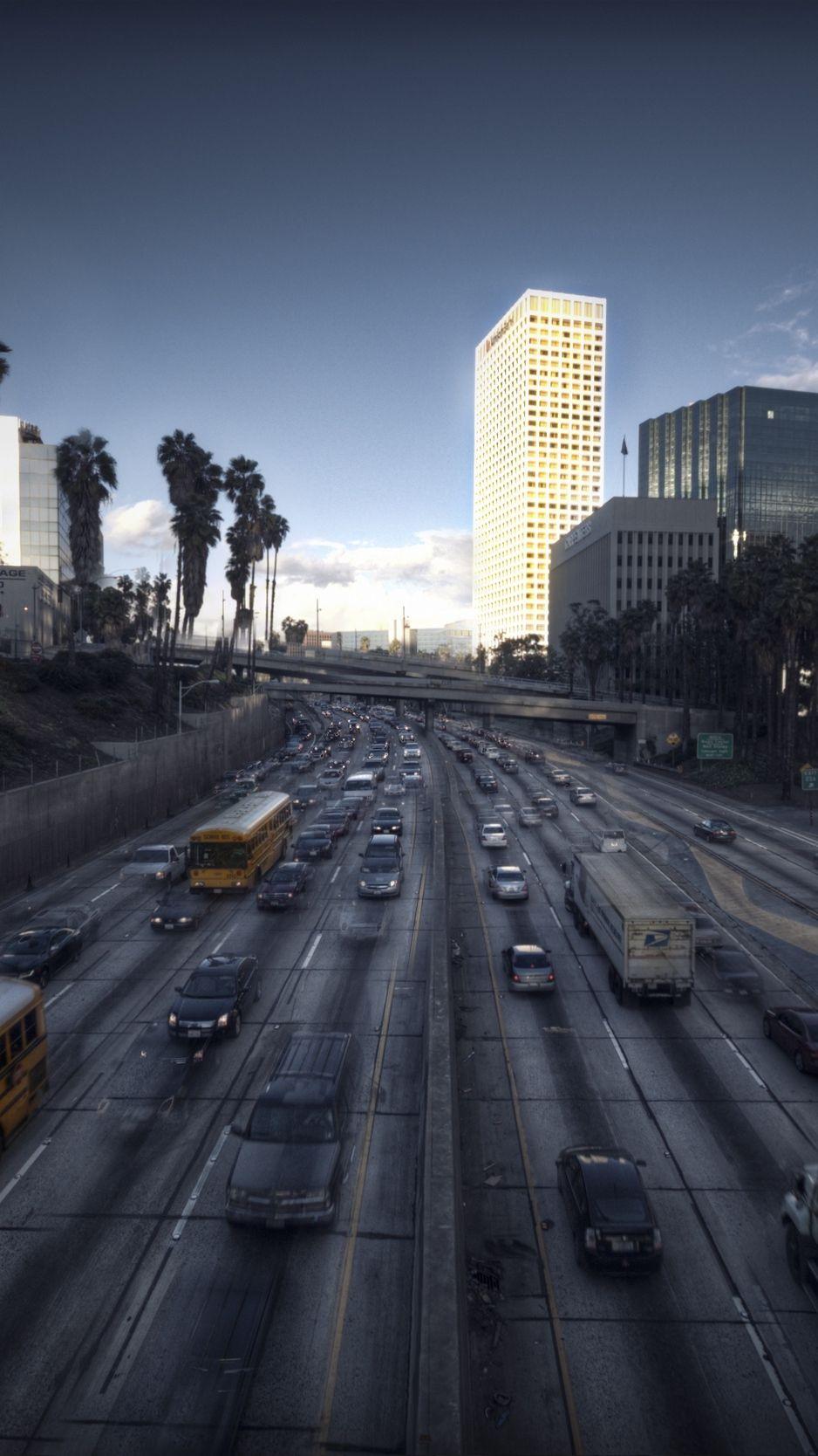 938x1668 Download wallpaper 938x1668 los angeles, city, landscape, california