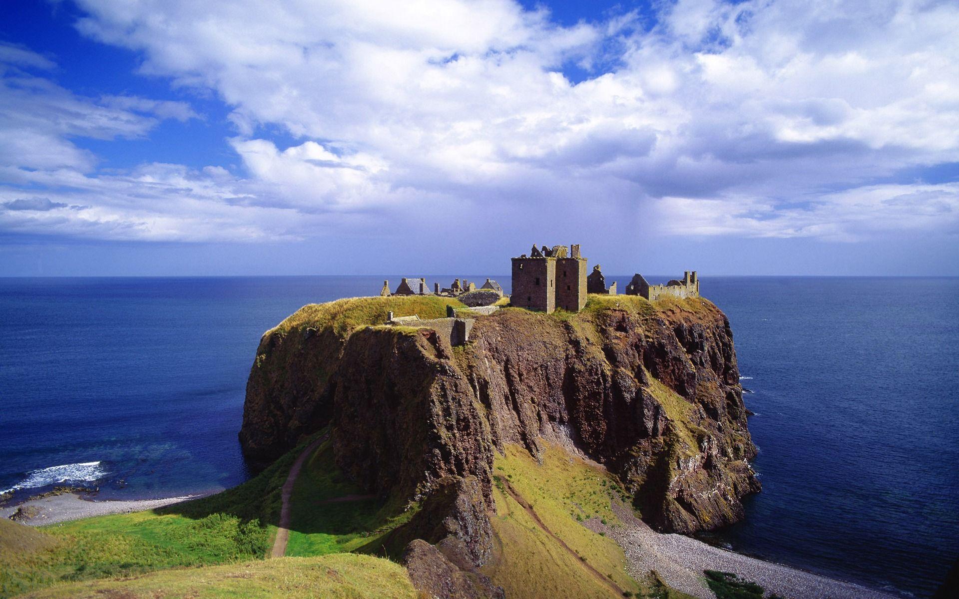 1920x1200 Dunnottar Castle Wallpaper Scotland World Wallpaper in jpg format