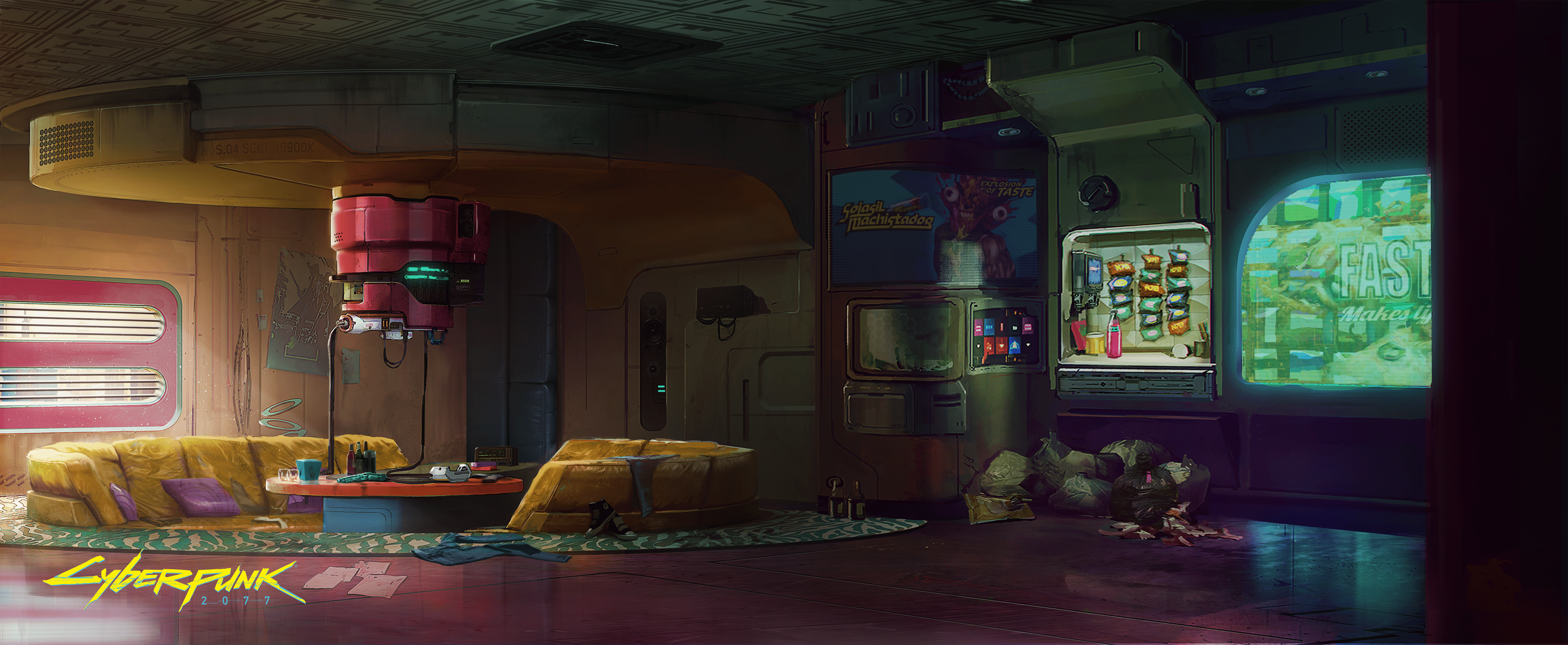 4096x1686 Cyberpunk 2077 Kitsch Kazuliski 4K of Wallpaper for Andriod