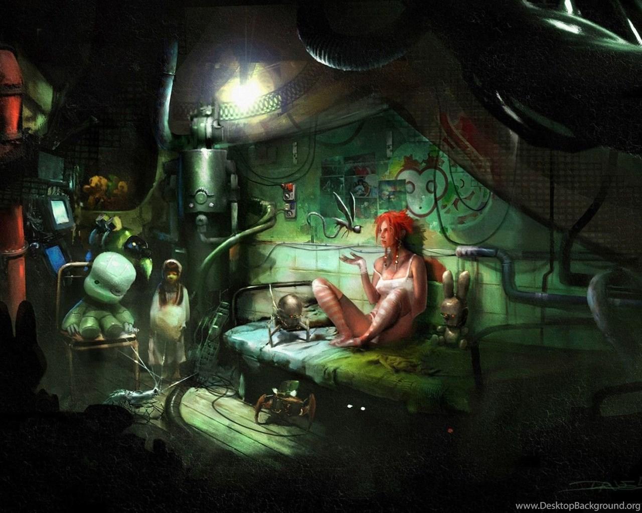 1280x1024 Found This On R Wallpaper, Felt It Belonged Here. : Cyberpunk Desktop Background
