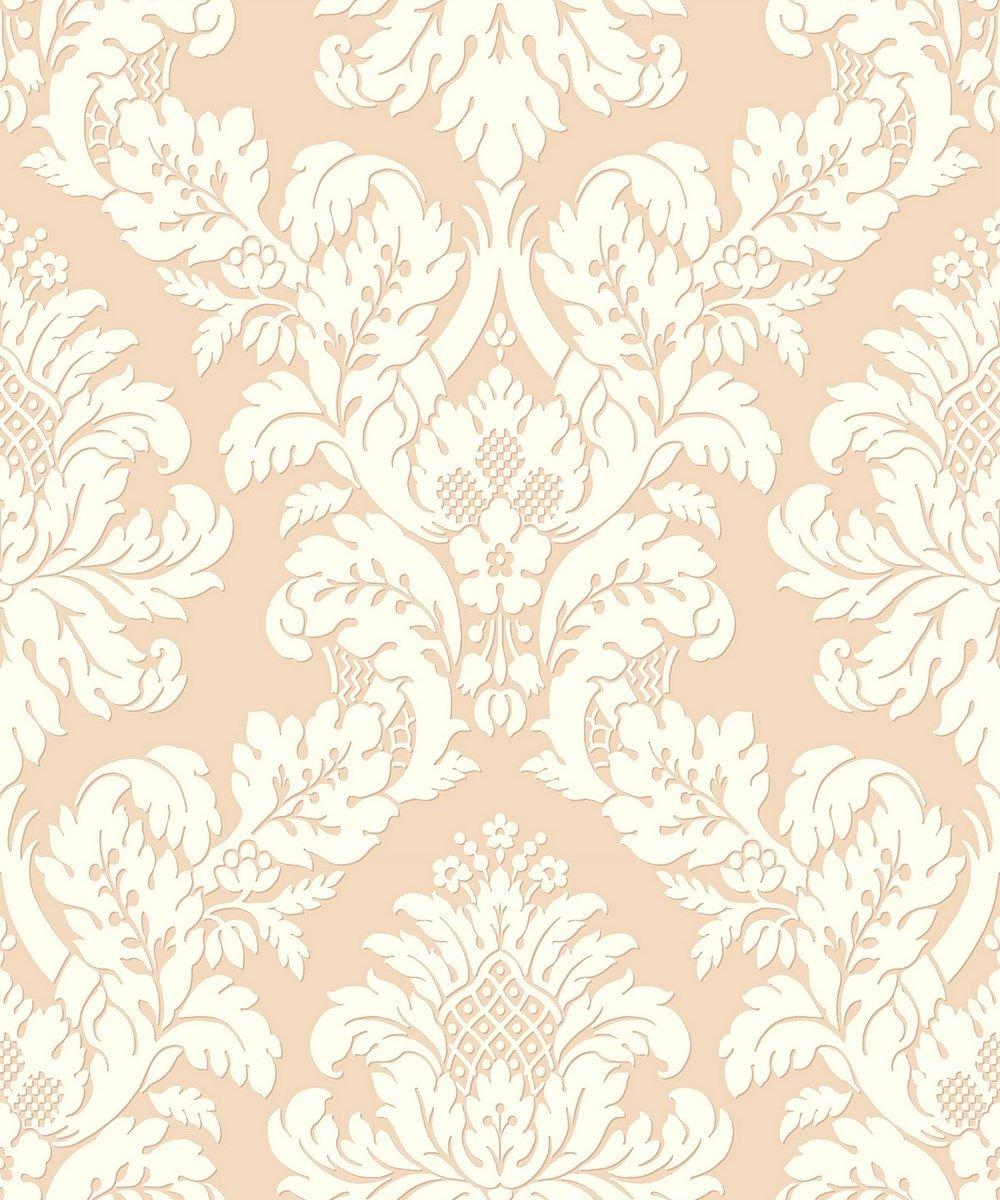1000x1200 Glitter Damask Rose Blush Wallpaper