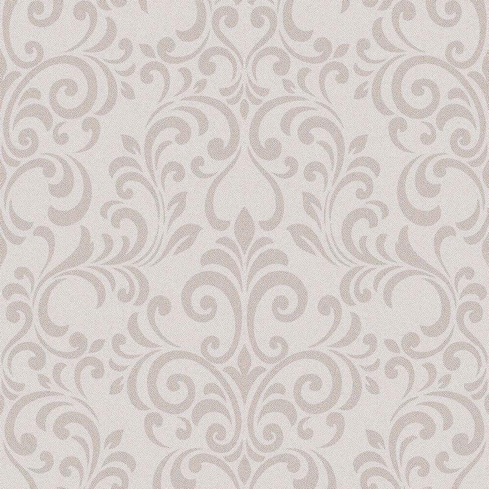 1000x1000 Lipsy **Sample** Luxe Damask Glitter Wallpaper Rose Gold (144803 SAMPLE)