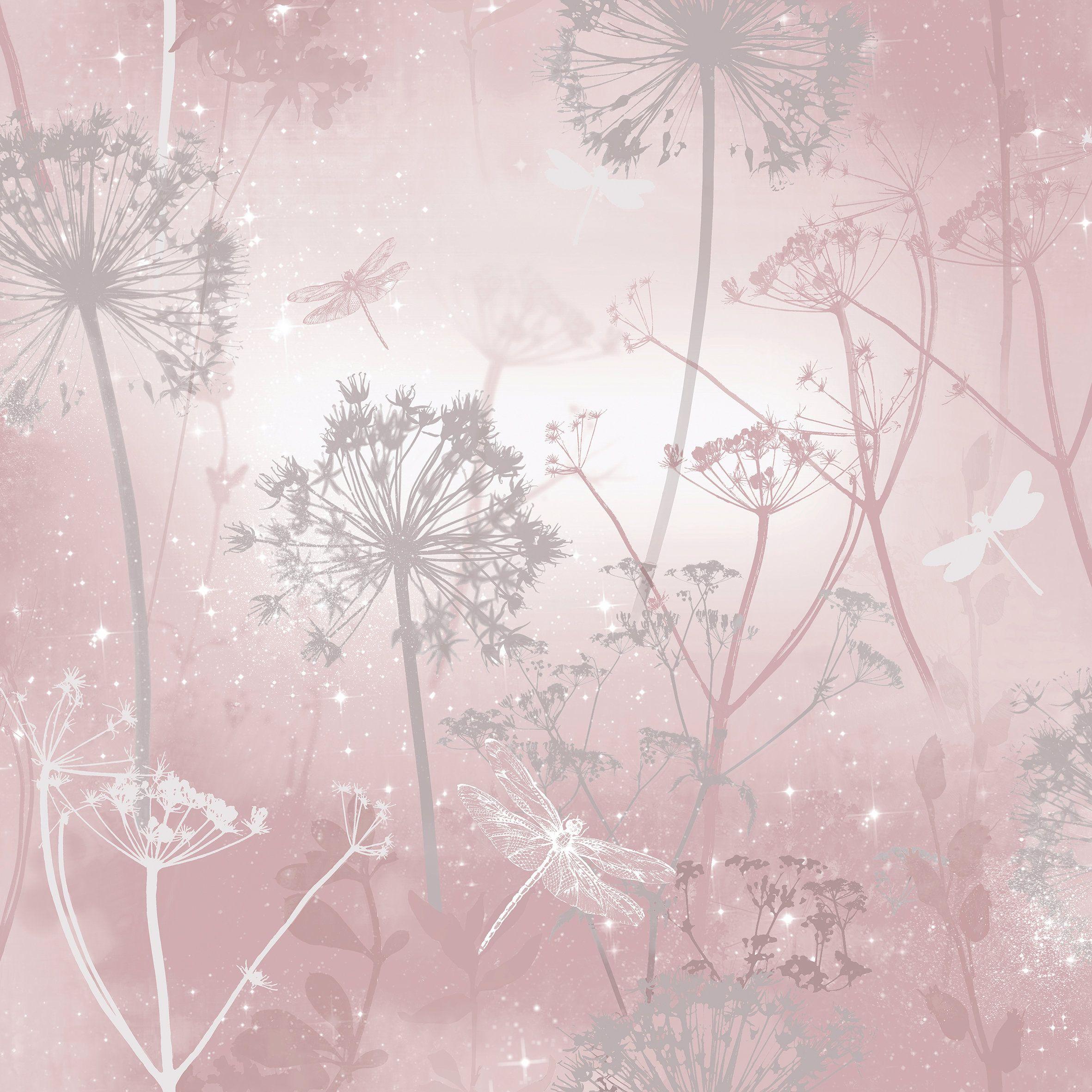 2362x2362 Pink Floral Wallpaper You'll Love. Wayfair.co.uk
