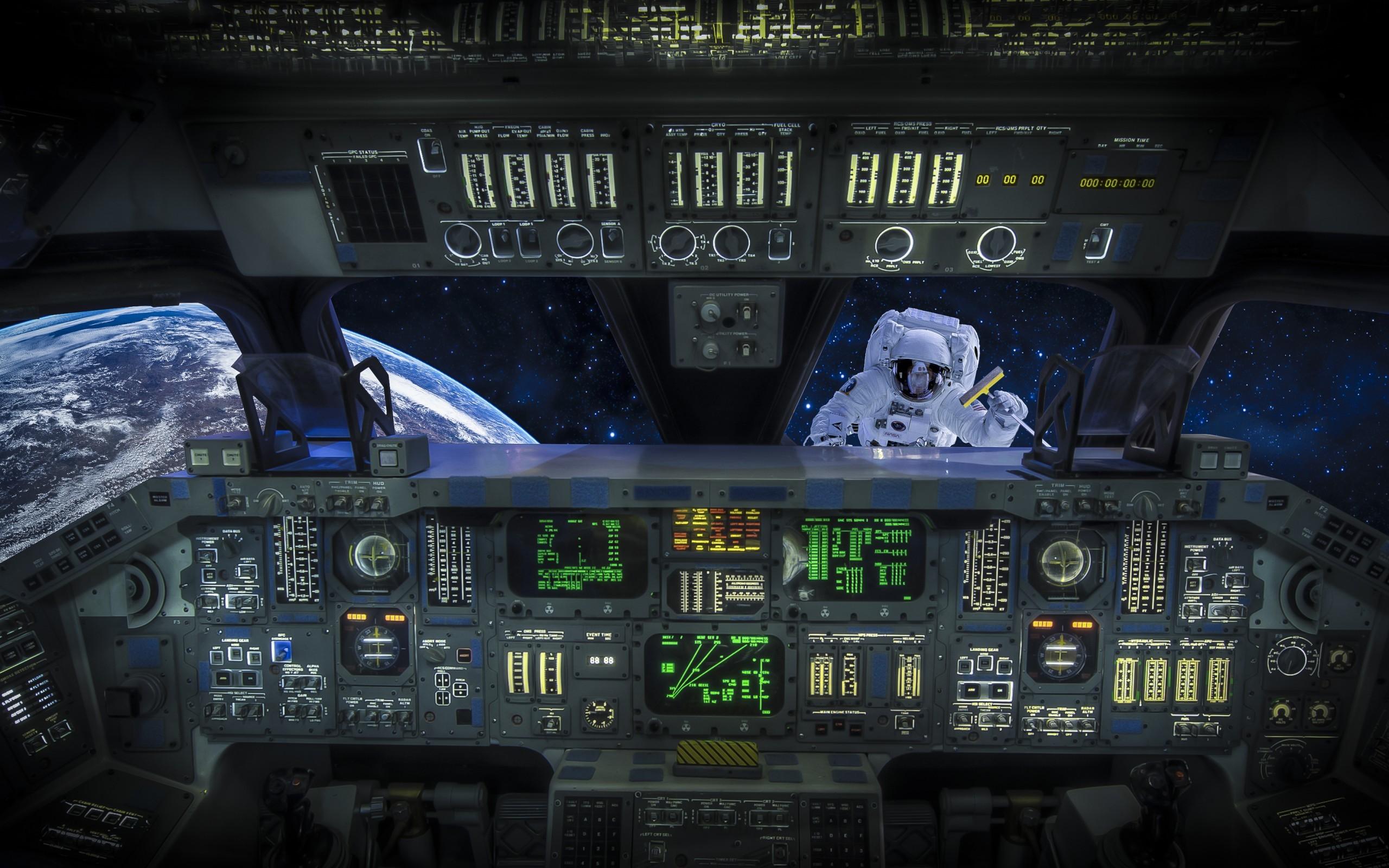 2560x1600 Airbus A380 Cockpit