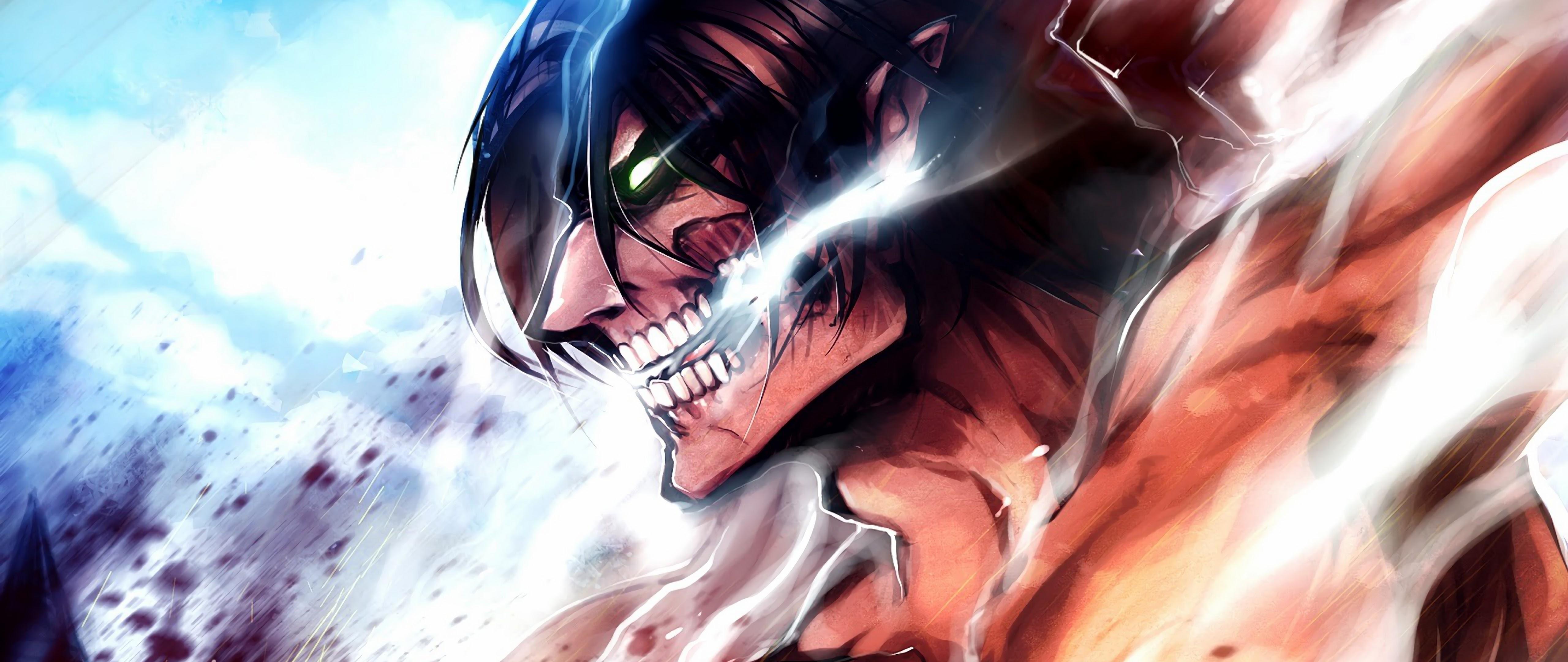 5120x2160 Attack Titan Attack on Titan 4K Wallpaper