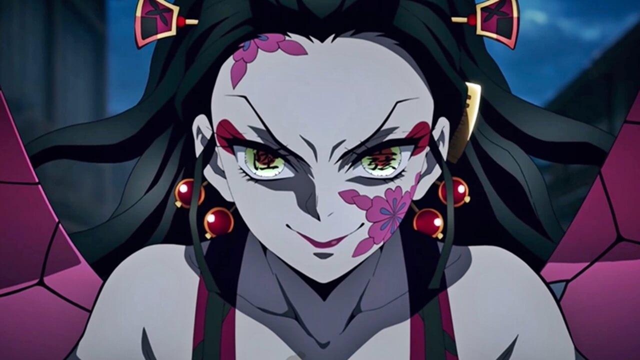 1280x720 Daki Upper Moon Demon Slayer 4K PC Desktop Wallpaper