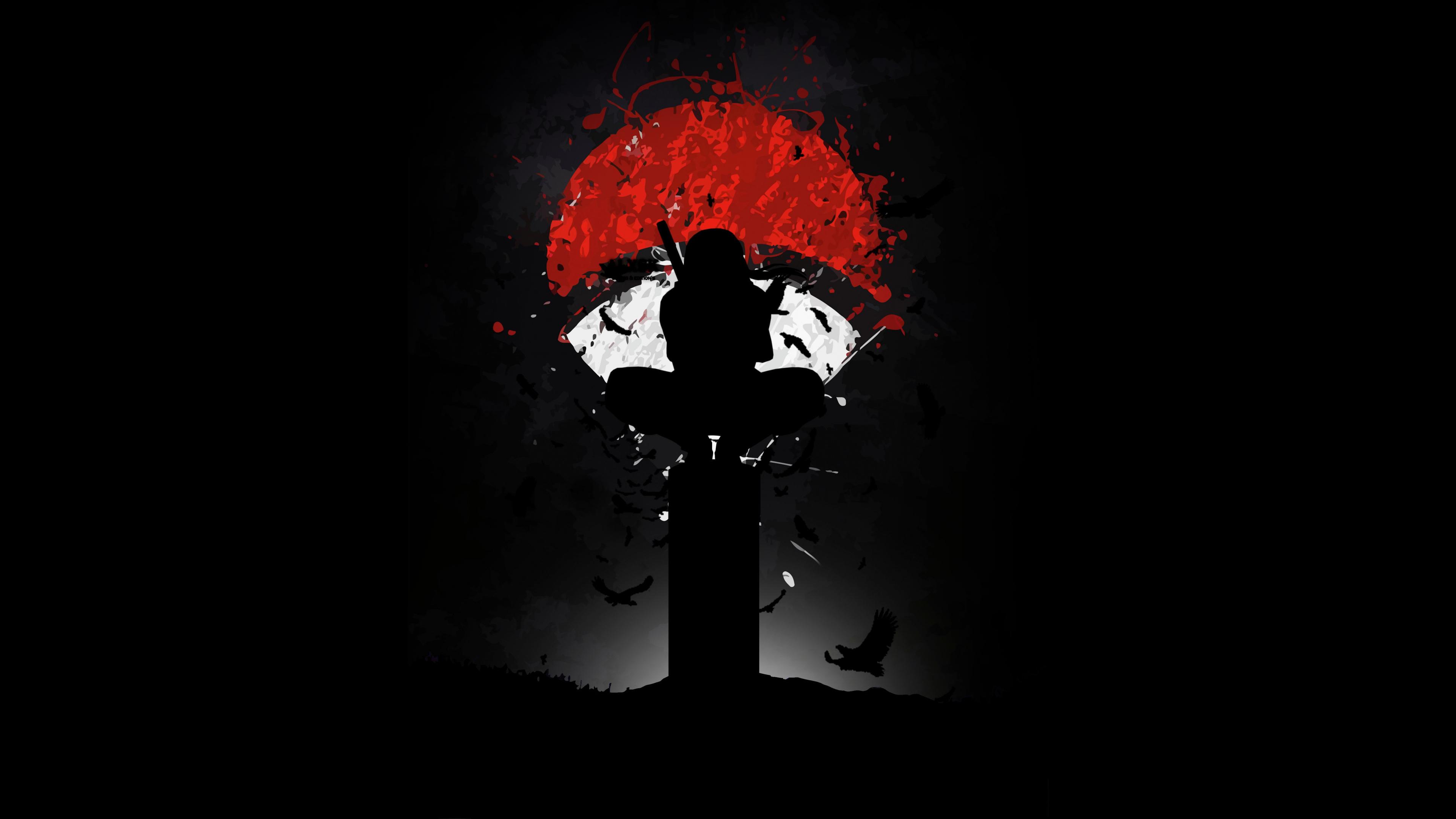 3840x2160 Itachi Uchiha Wallpaper 4K, AMOLED
