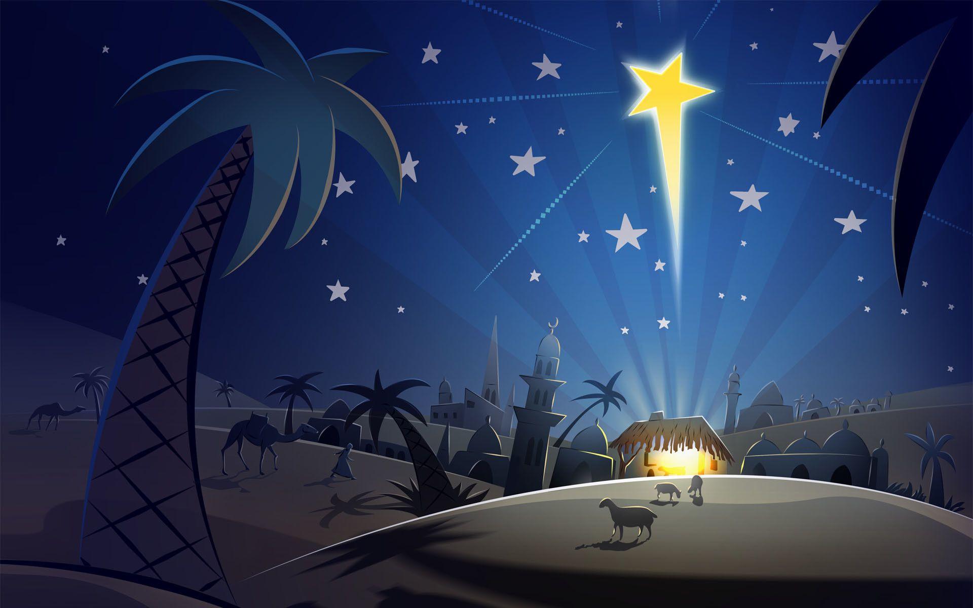 1920x1200 Nativity Scene Desktop Wallpaper