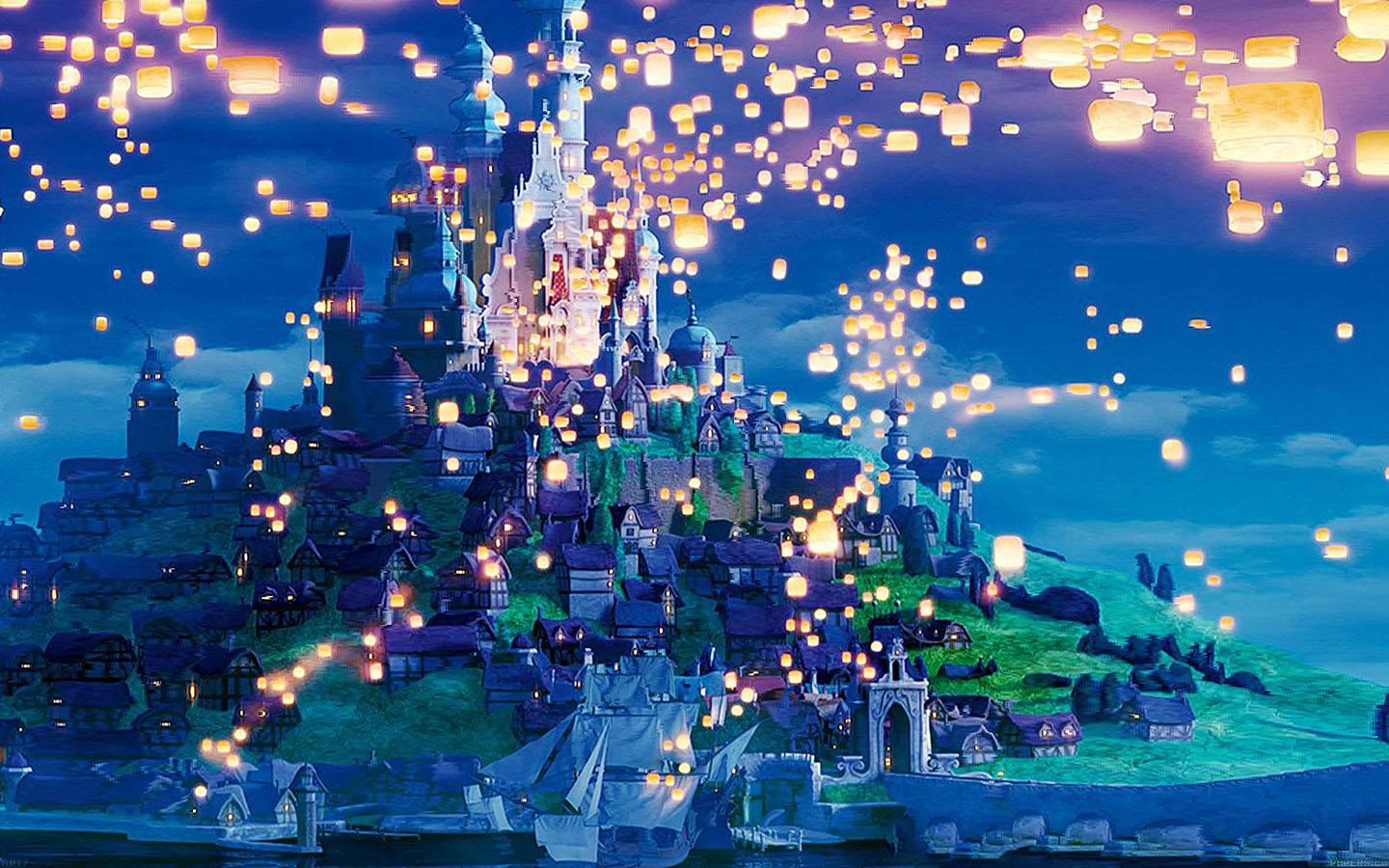1440x900 wallpaper for desktop, laptop. wallpaper rapunzel dreams disney illust