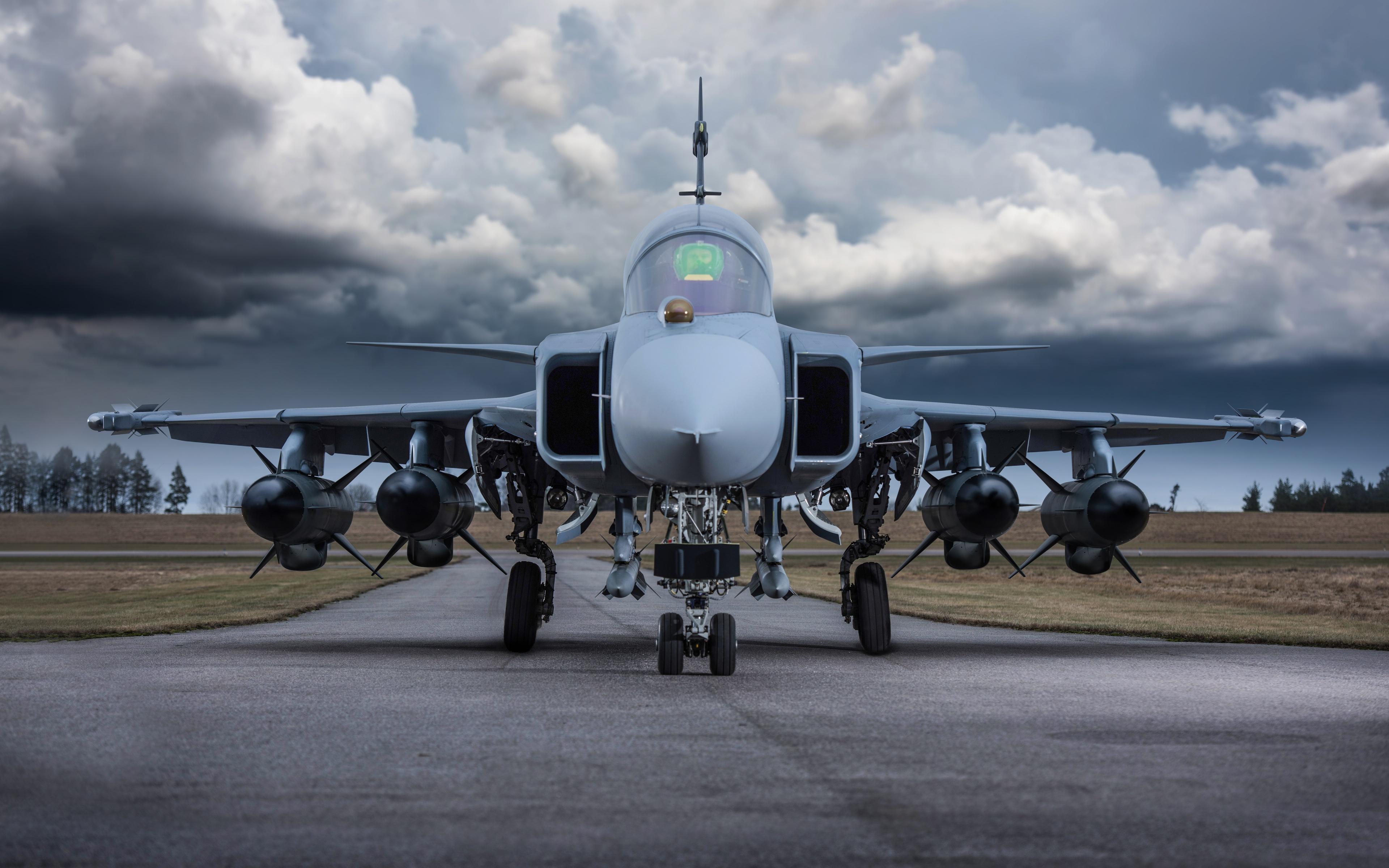 3840x2400 Saab JAS 39 Gripen 4k Ultra HD Wallpaper