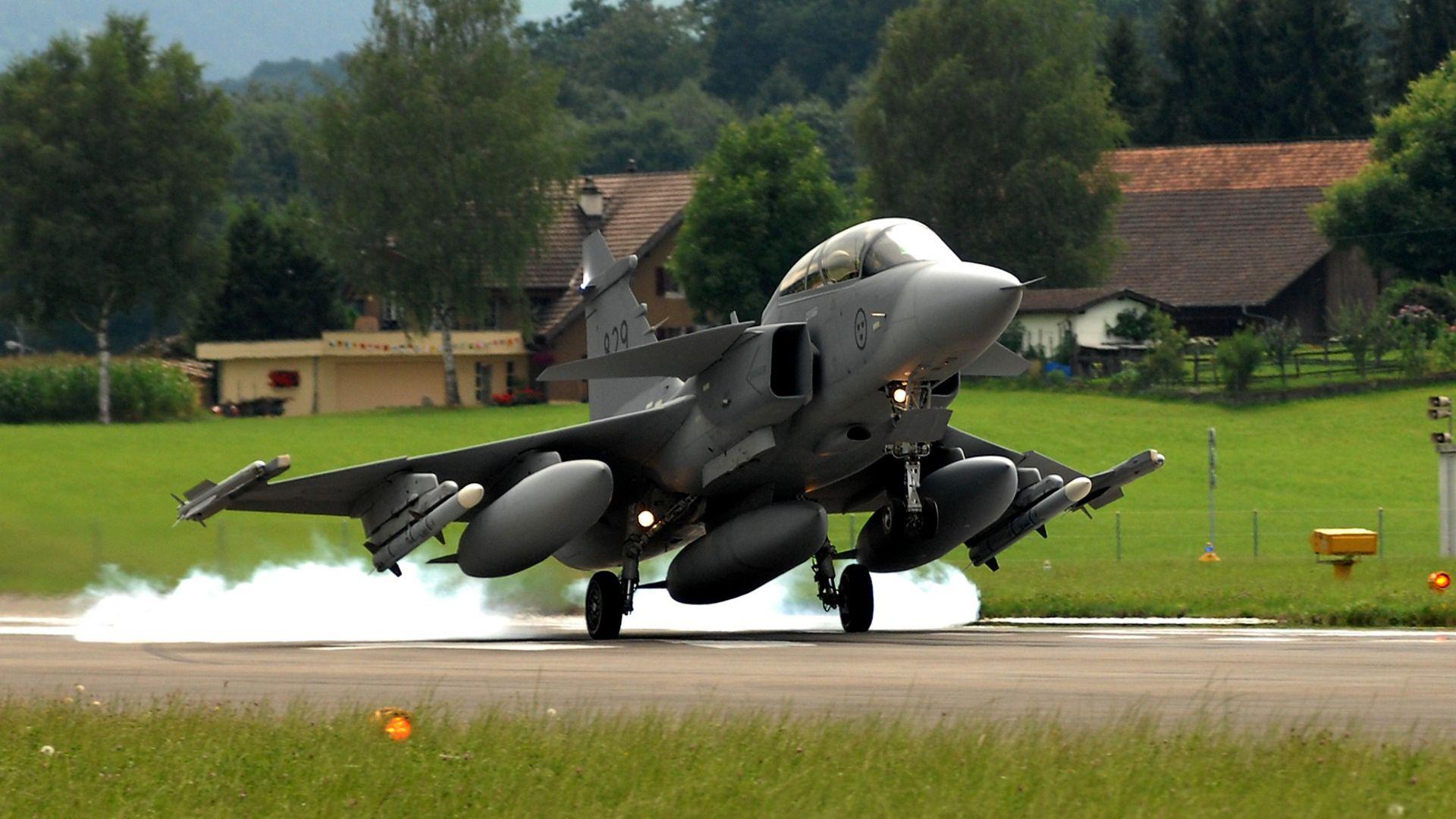 1920x1080 Desktop Wallpaper Saab Jas 39 Gripen Fighter Plane, HD Image, Picture, Background, Bhd Fu