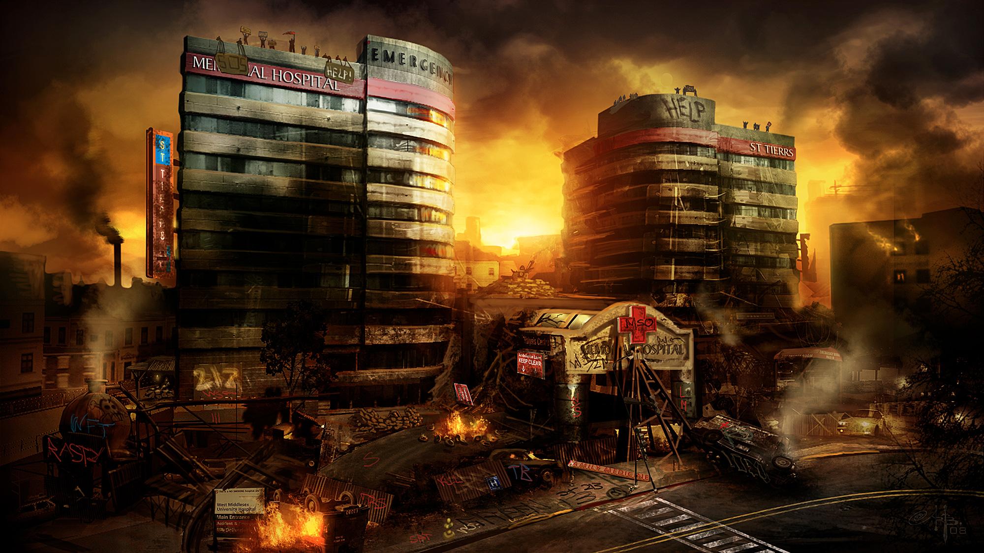 2000x1125 Empire City Is A Grim And Decaying Place After The City Wallpaper & Background Download