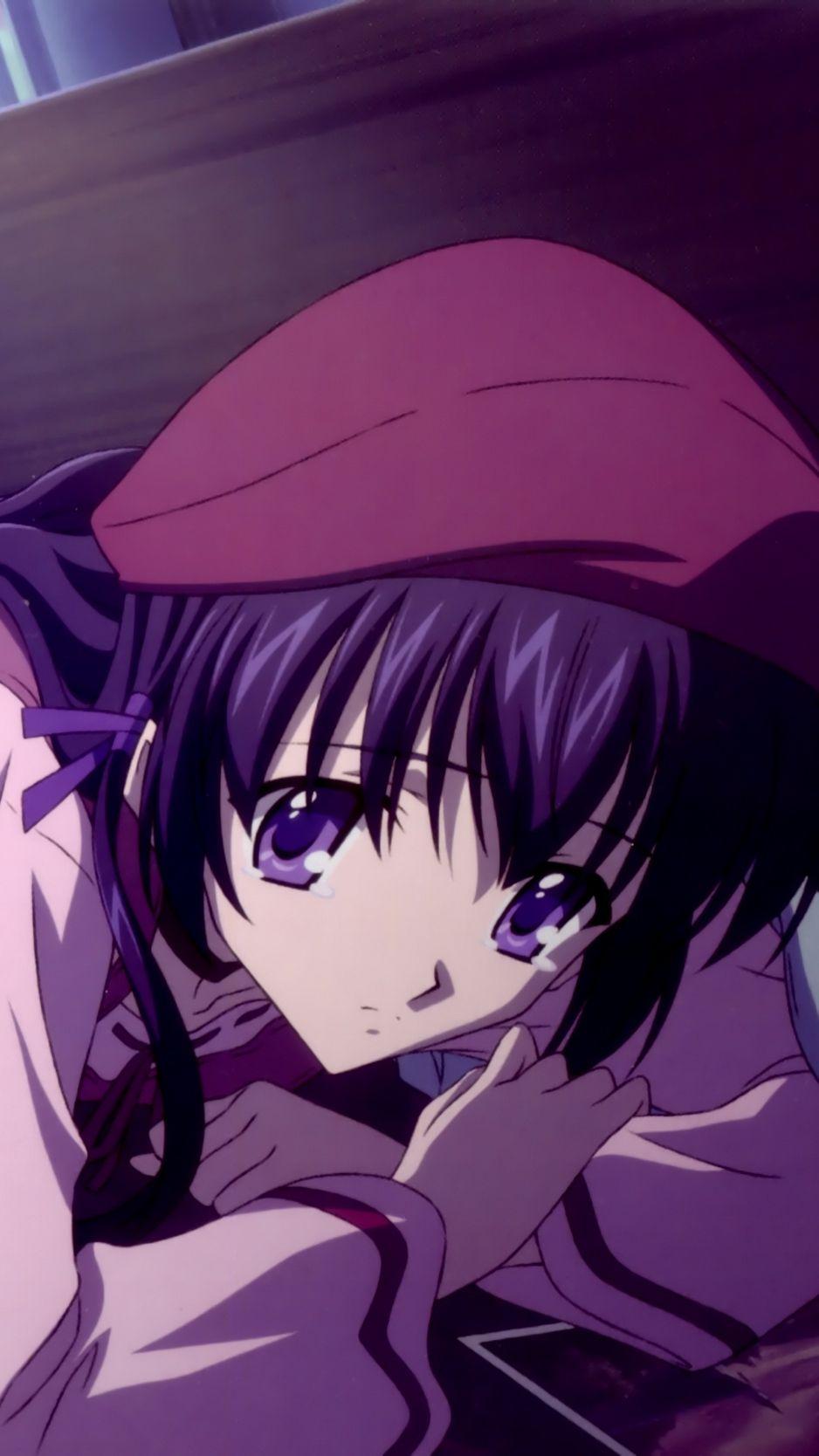 938x1668 Download wallpaper 938x1668 anime, girl, grief, takes, guy iphone 8