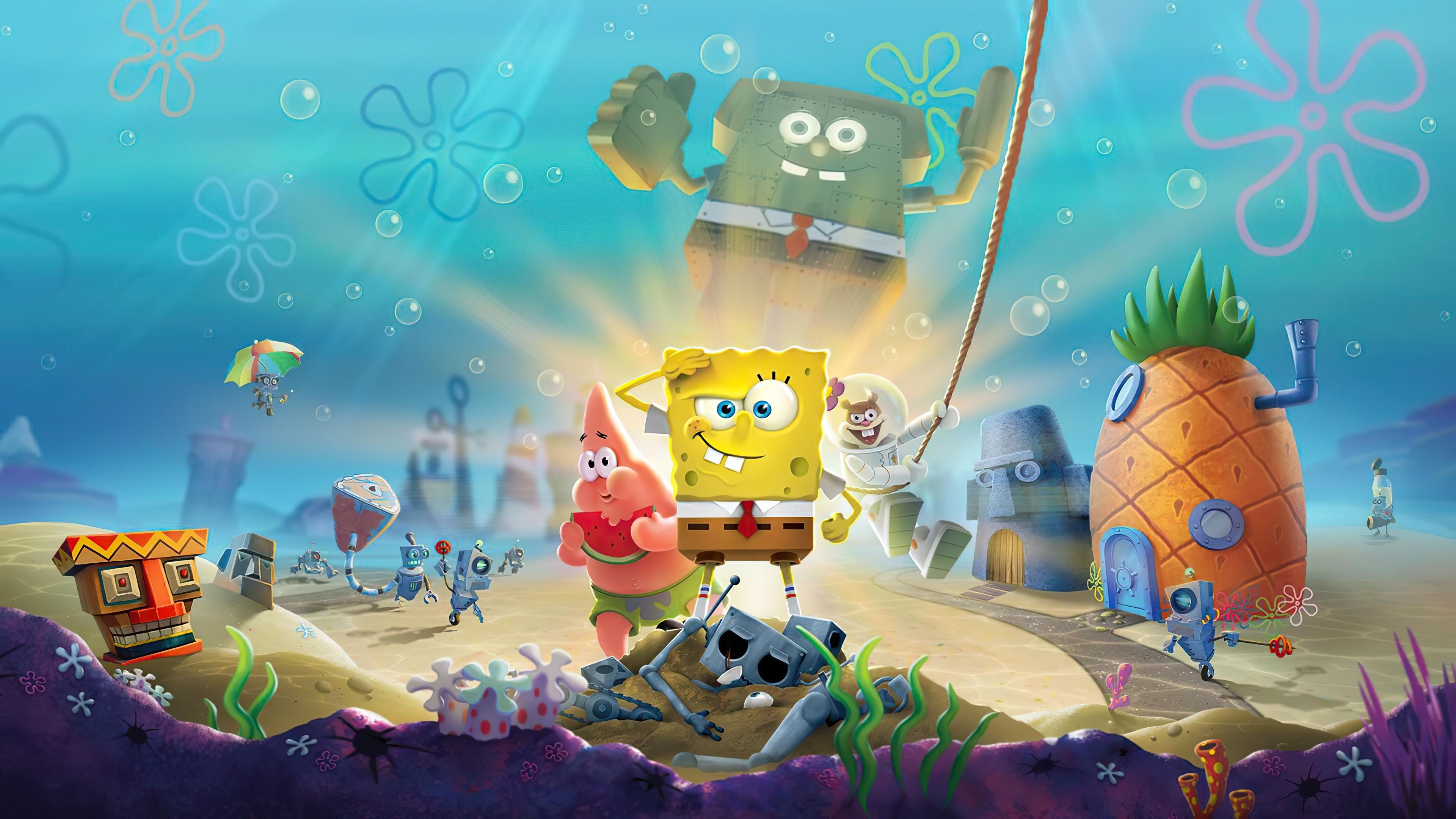 Gary and SpongeBob in Sponge on the Run Wallpaper 4k Ultra HD ID4384