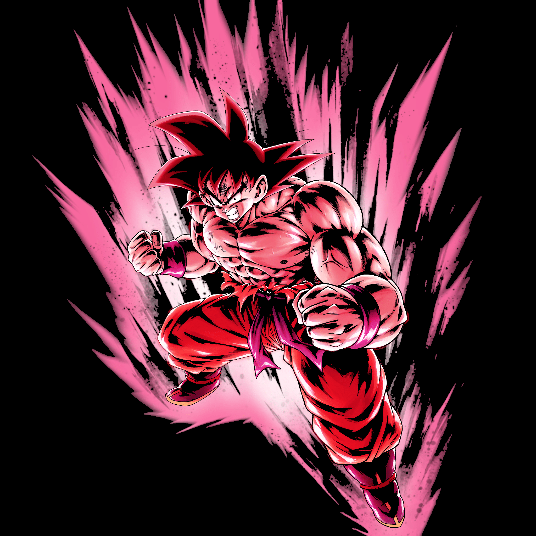 2048x2048 Goku Amoled Wallpaper