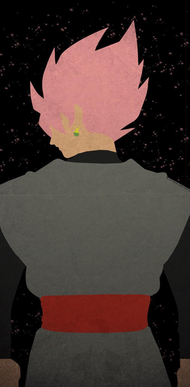 630x1280 Black Goku wallpaper