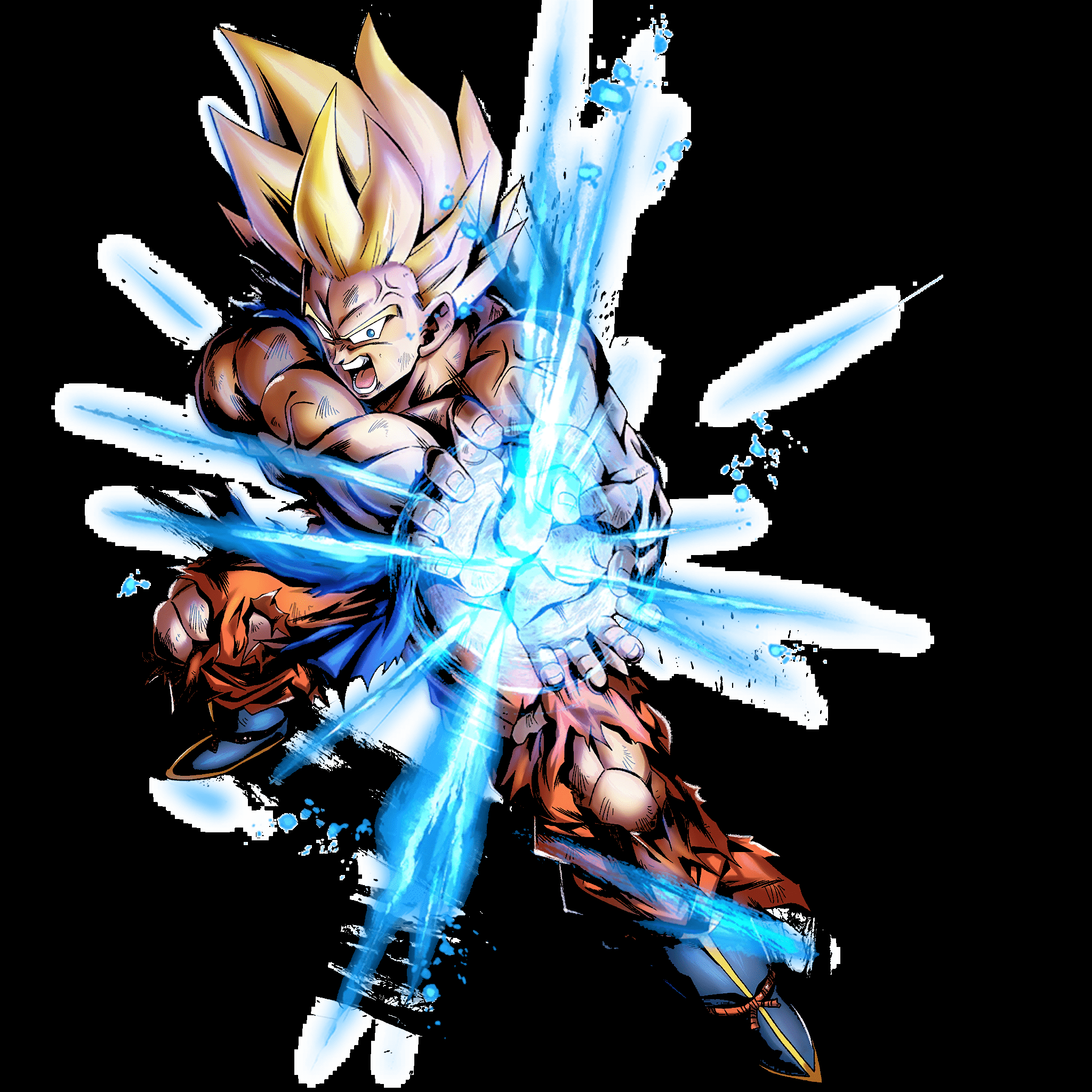 2048x2048 Ssj Goku Amoled Wallpaper