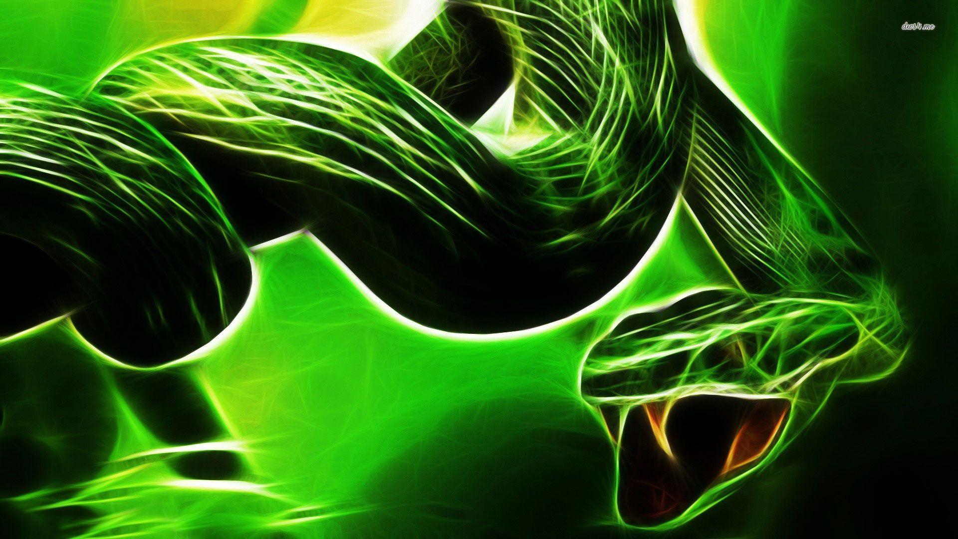 1920x1080 Neon Lion Wallpaper (Picture)