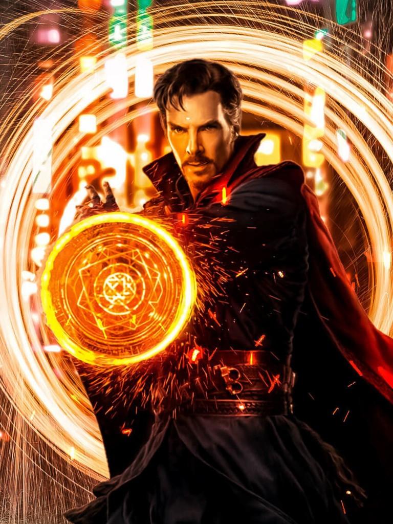 768x1024 Download 768x1024 Doctor Strange, Fantasy Movies, Magic Wallpaper for Apple iPad Apple iPad Mini