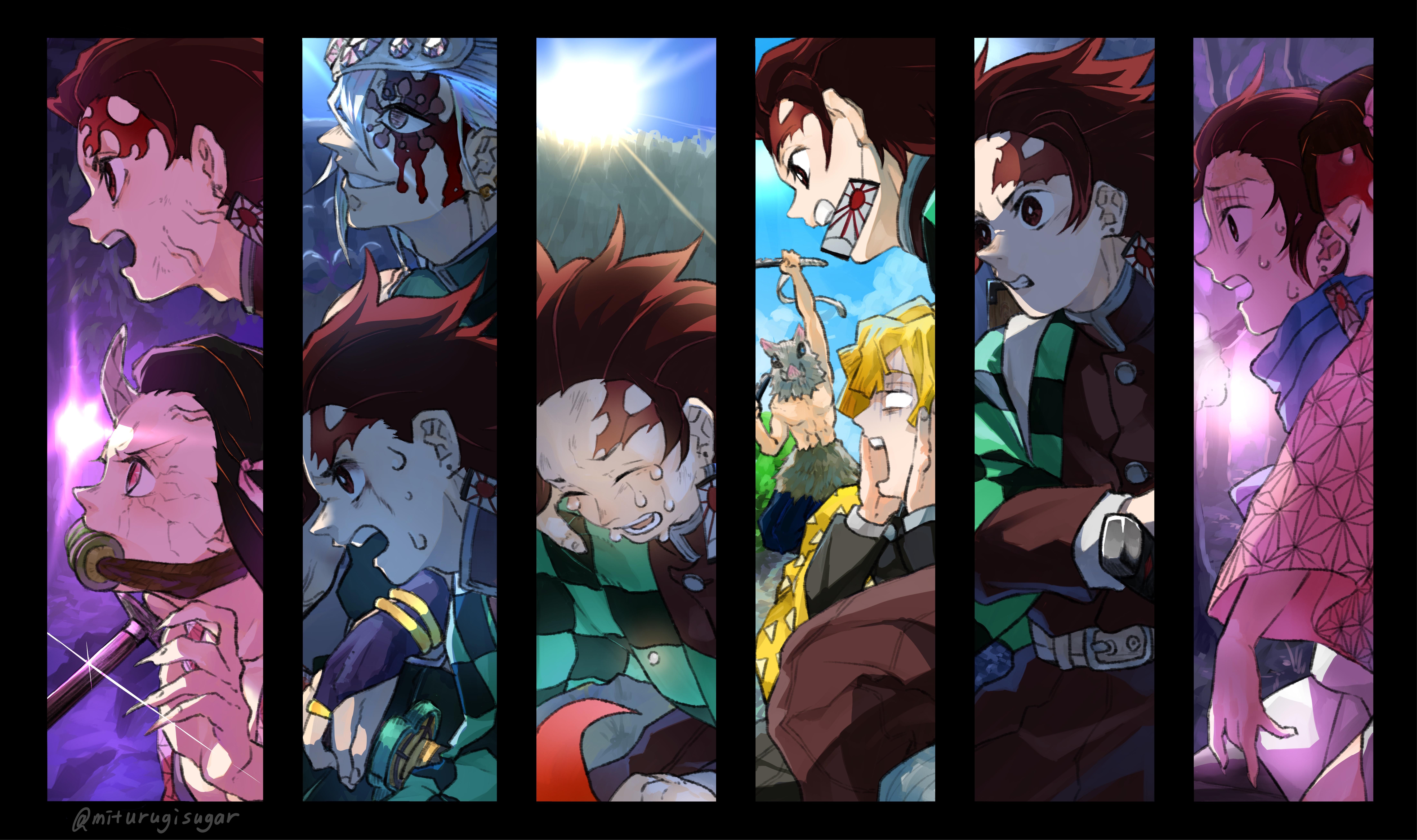 8794x5217 Inosuke Hashibira HD wallpaper HD wallpaper, background