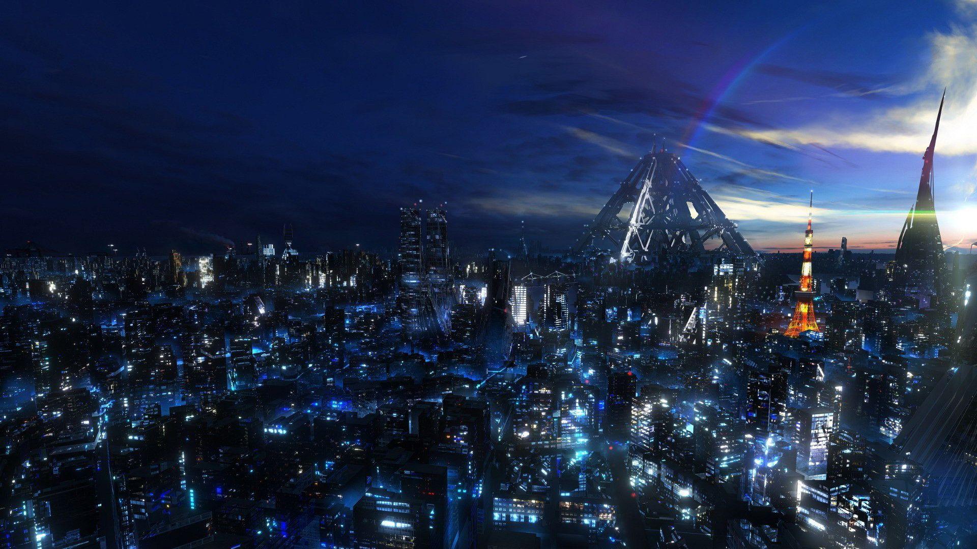 1920x1080 Sci Fi City Wallpaper