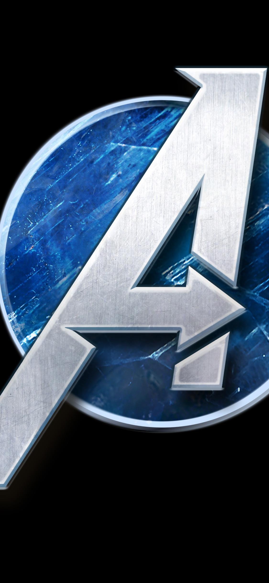 1125x2436 Marvels Avengers Game Logo iPhone XS, iPhone iPhone X Wallpaper, HD Games 4K Wallpaper, Image, Photo and Background